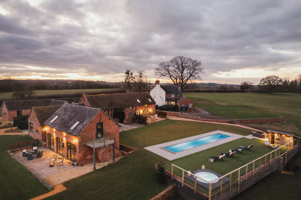 Spend time lounging by the pool at this Airbnb