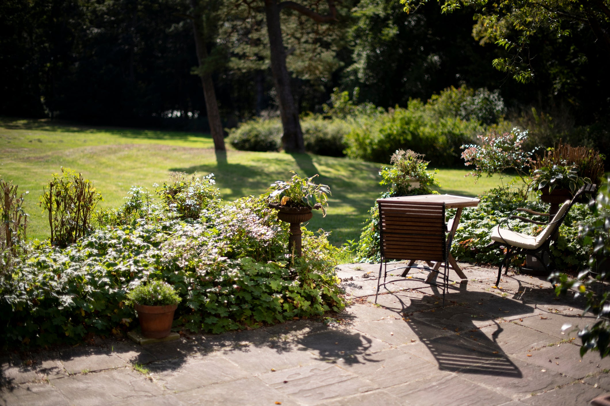 Let your garden become a place to relax rather than a space you're constantly perfecting