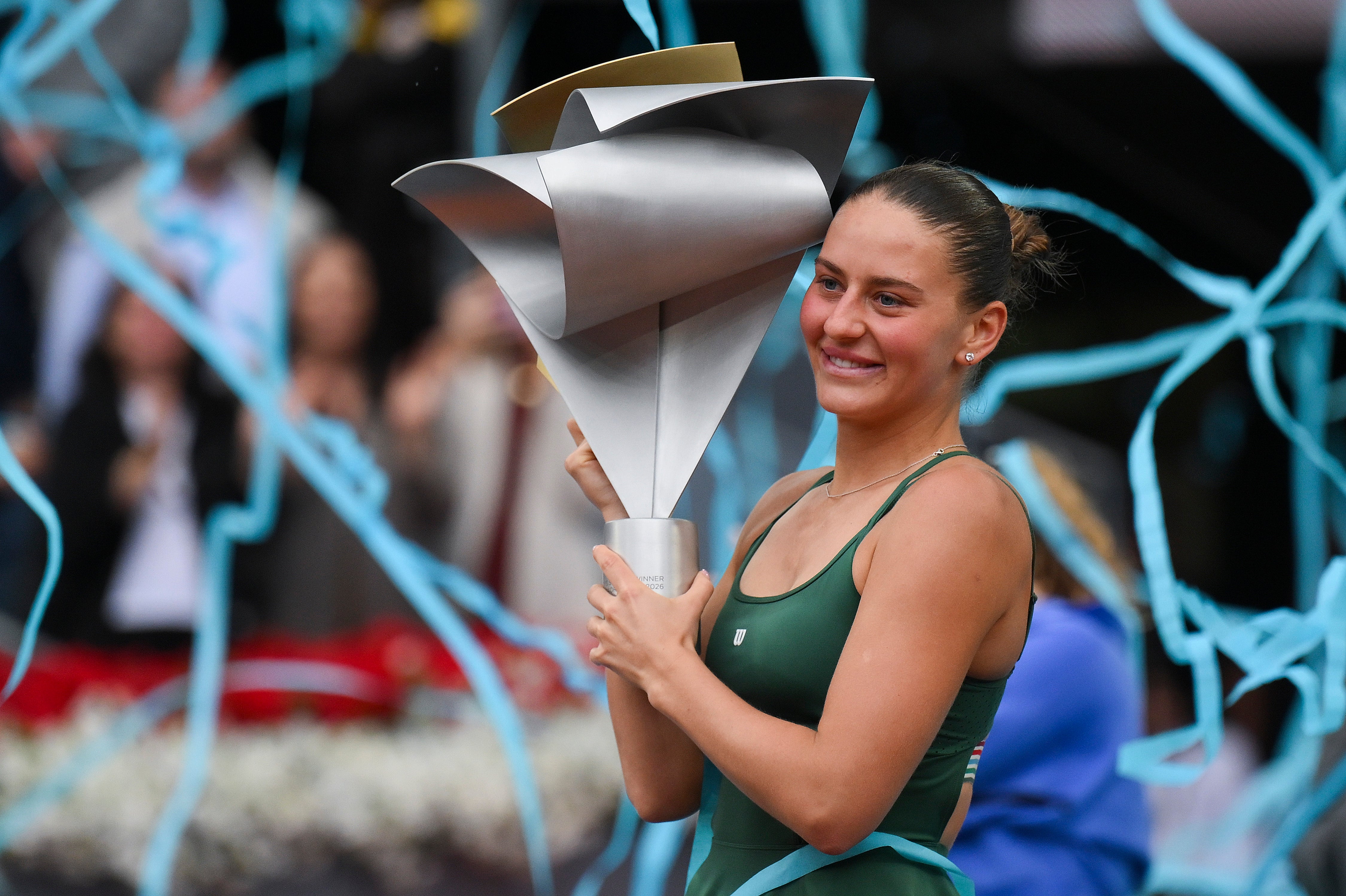 Marta Kostyuk won in Madrid two weeks ago