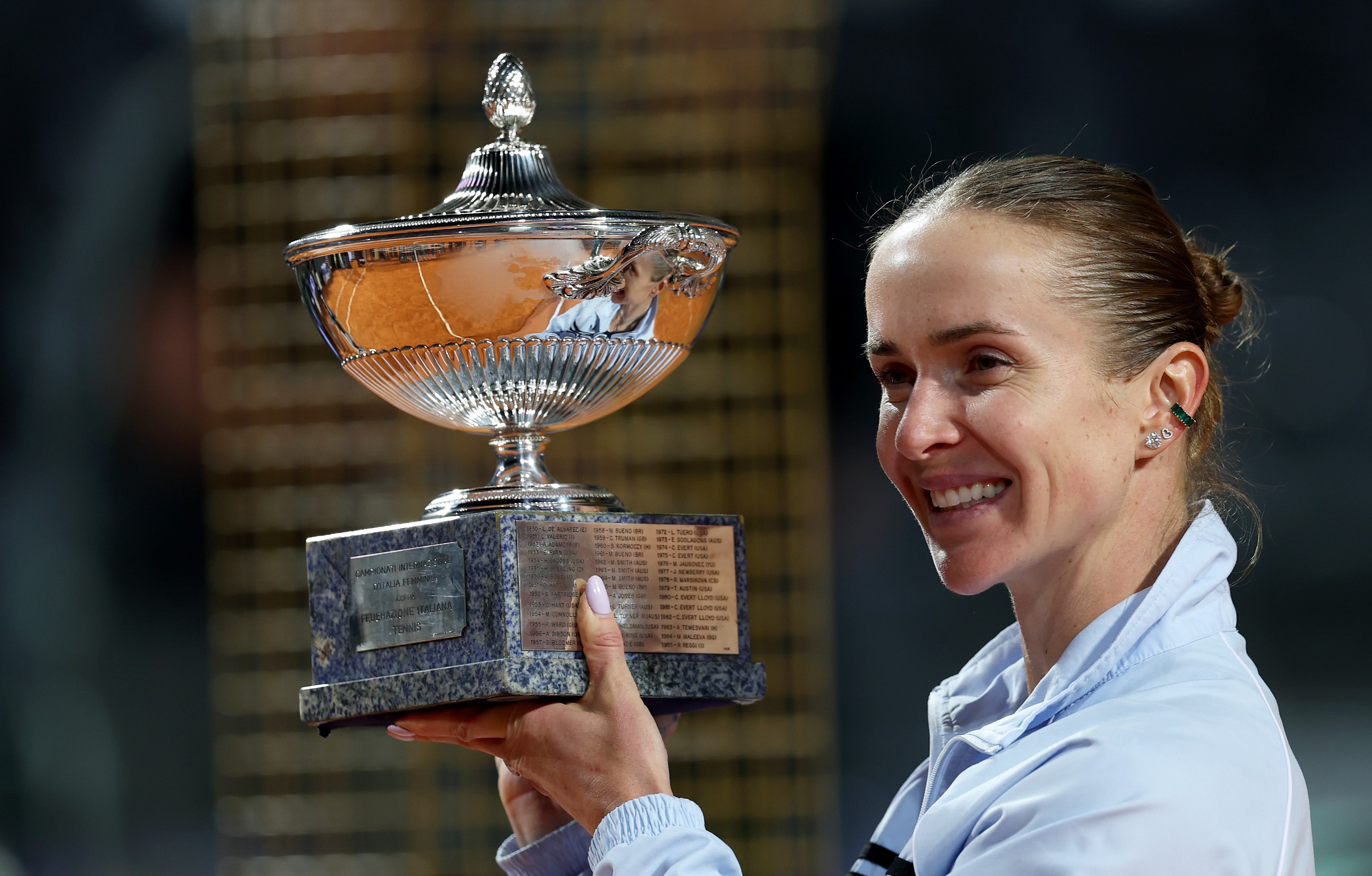 Elina Svitolina won the Italian Open, the last ATP and WTA 1000 before Roland Garros
