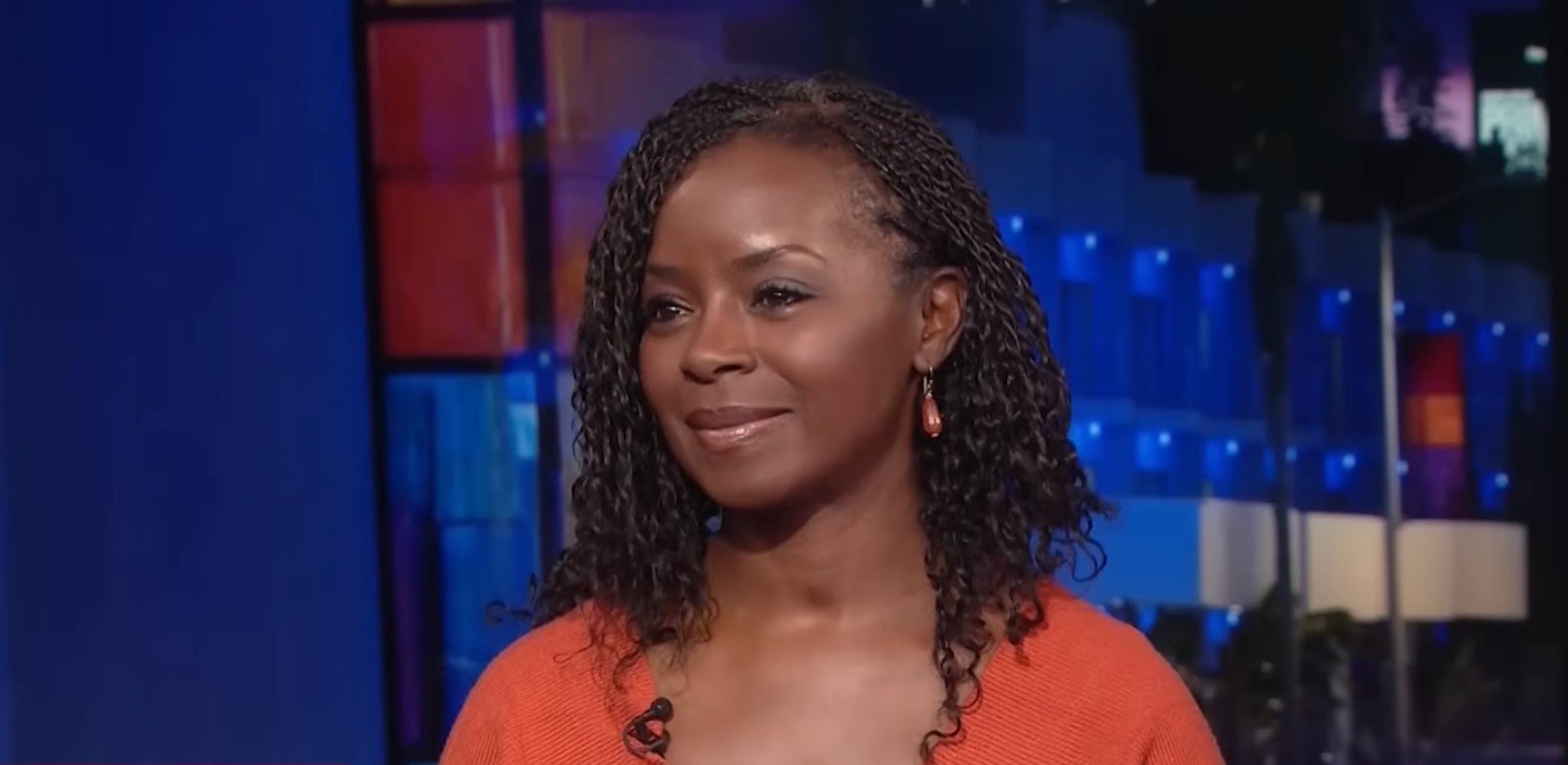 Erica Tazel apareceu ao lado de seu noivo Andrews na CNN, onde ela descreveu ter ouvido falar de seu diagnóstico pela primeira vez