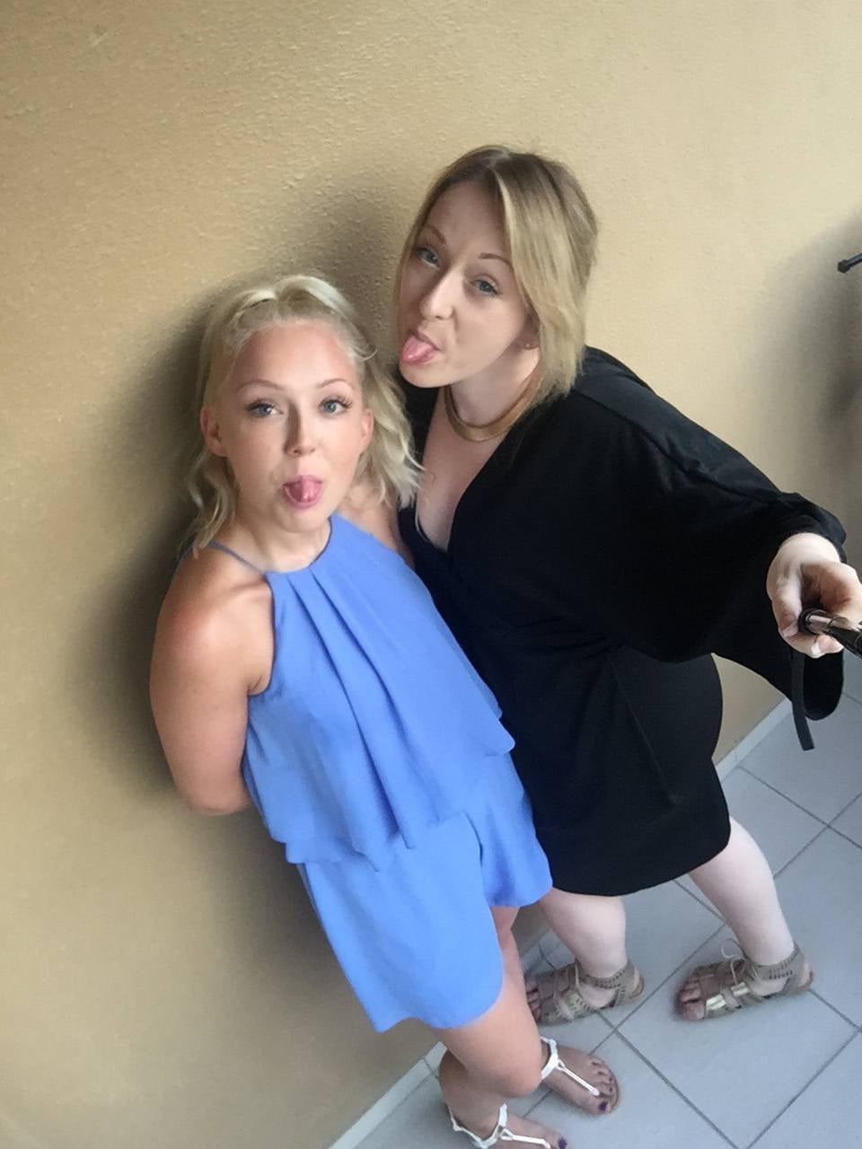 Lucy White (left) with her sister Stacey. Stacey wants to help others after Lucy dies from drug overdose