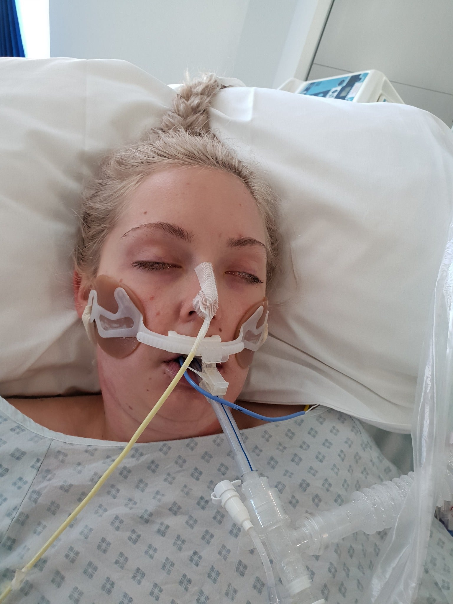 Stacey found her sister Lucy brain dead in hospital after her cardiac arrest (Stacey Jordan)