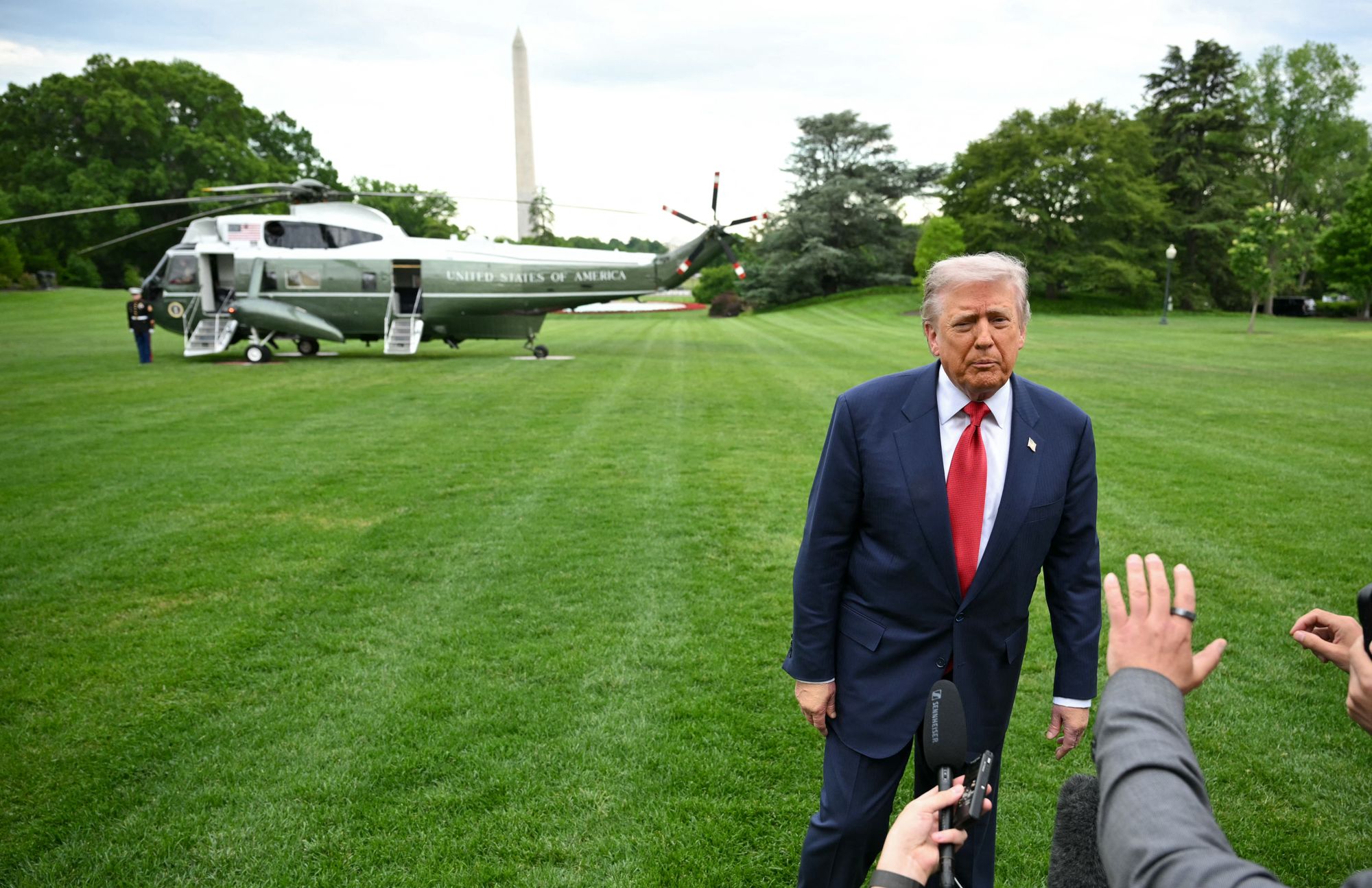 President Donald Trump is planning to build a helipad on the South Lawn of the White House, which could be installed as soon as this summer, according to a new report