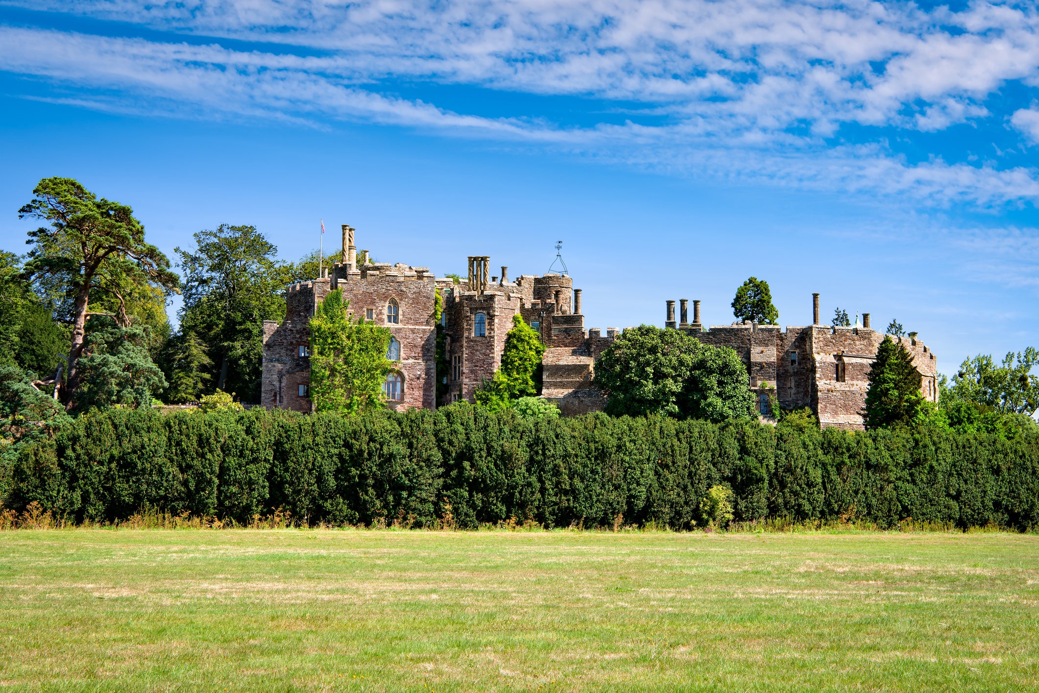 The grounds of Berkeley Castle featured in season two