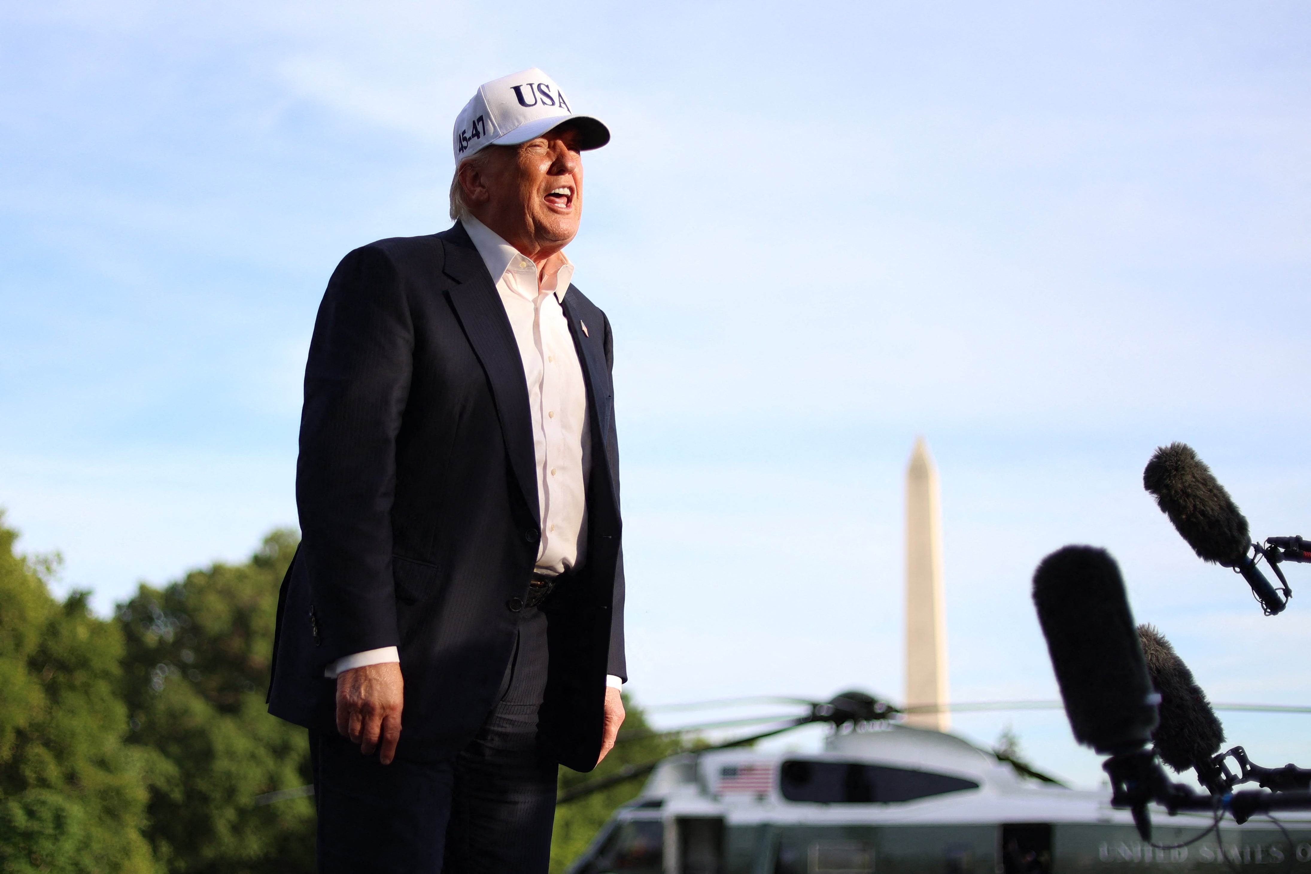 In a new interview, President Donald Trump said he's still upset about the Supreme Court's tariff ruling, complaining he now has to refund 'people who hate us'