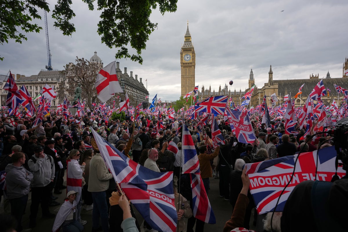 Two charged after dozens arrested at rival London protests over weekend