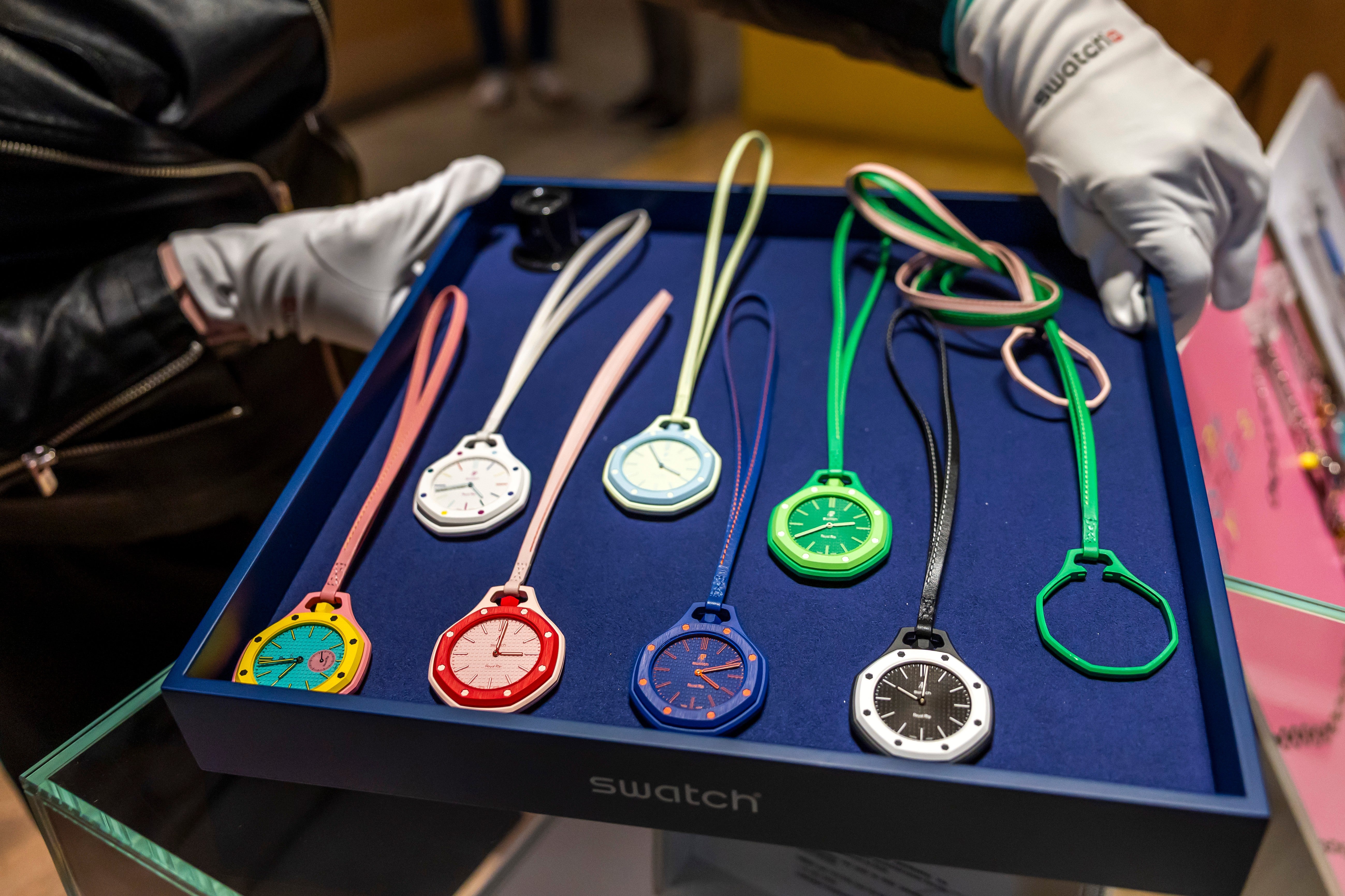 The new Royal Pop watches by Swatch and Audemars Piguet