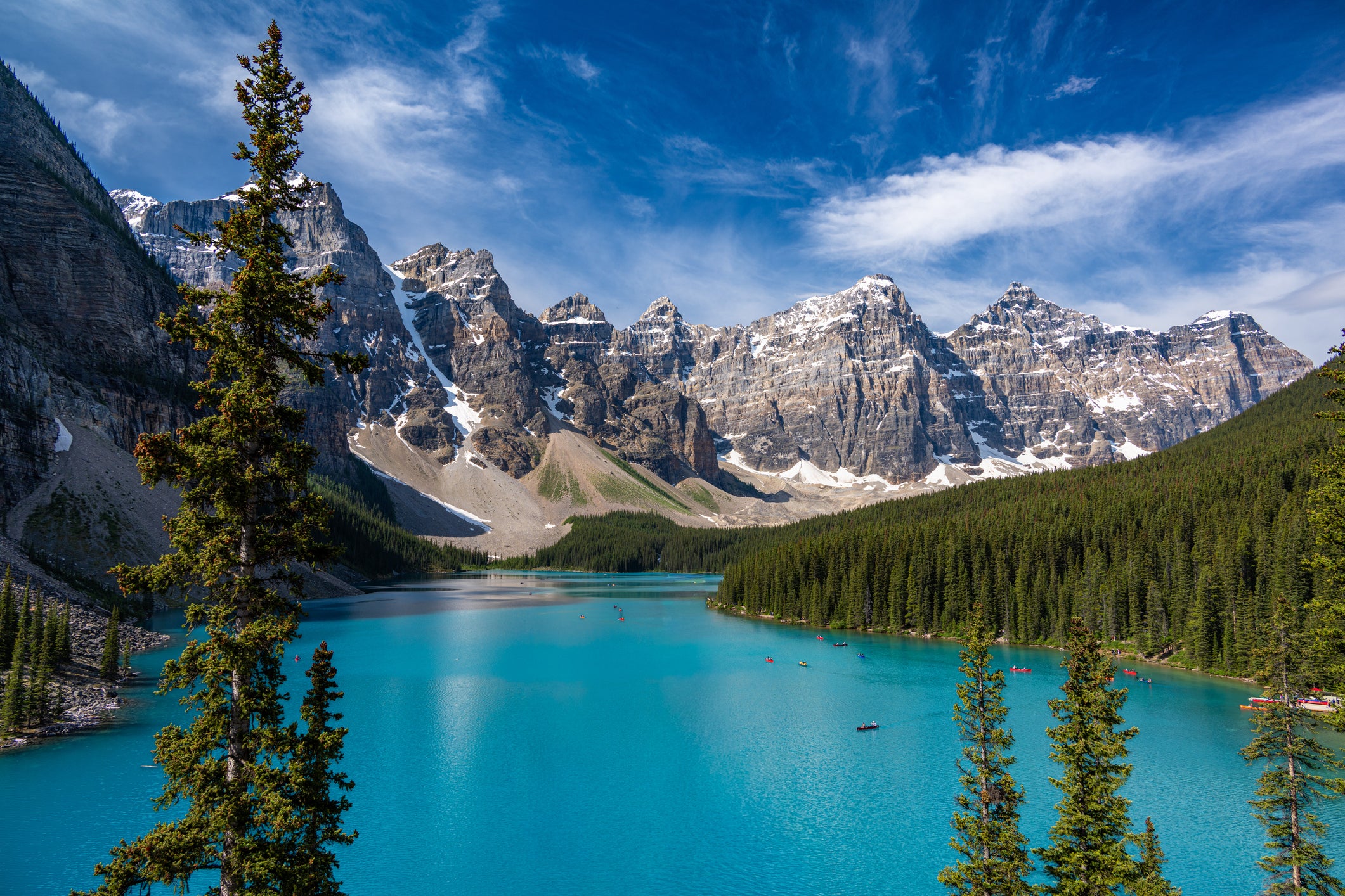 Moraine Lake in Banff National Park