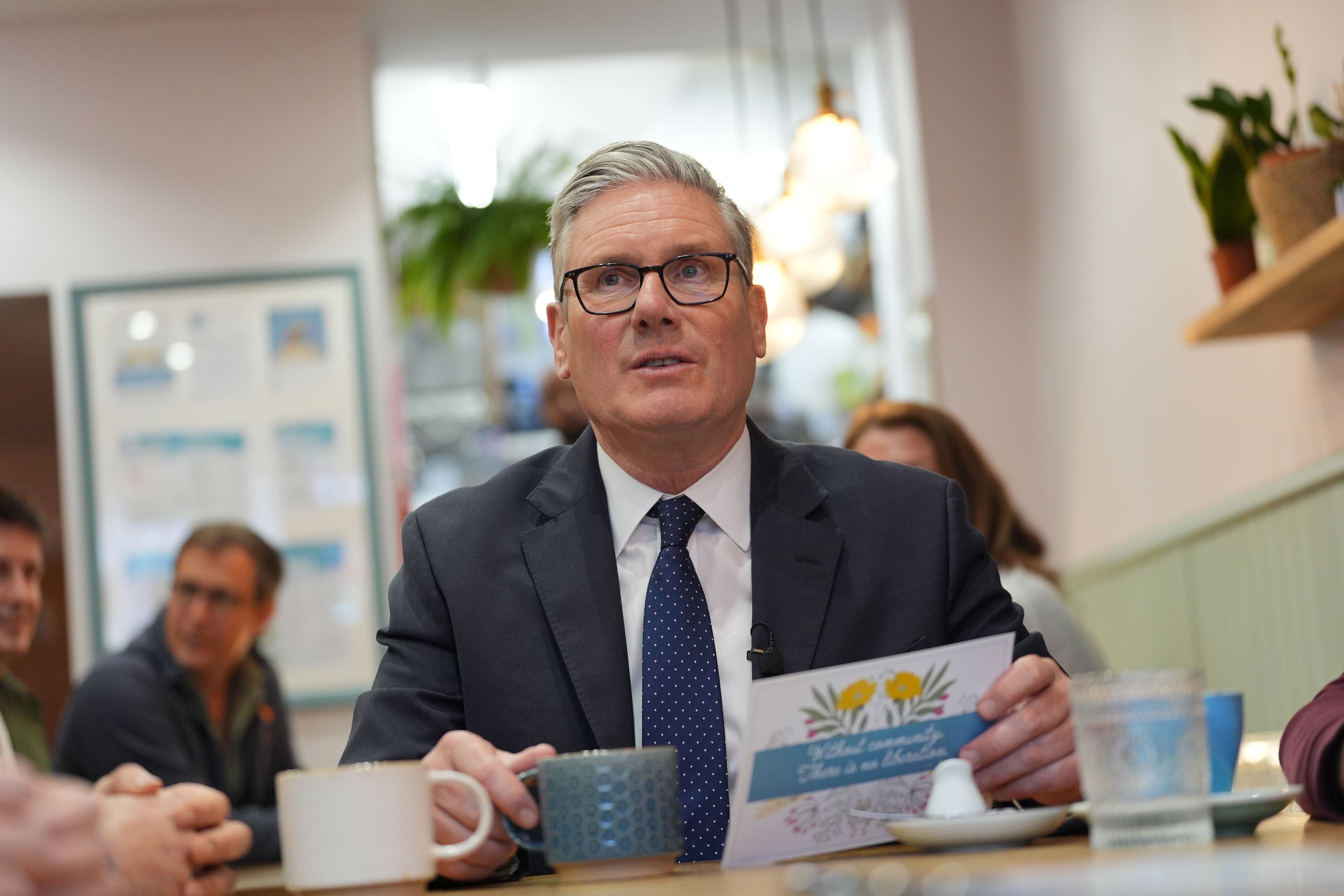 Sir Keir Starmer has said he will not set out a timetable for his resignation even if Andy Burnham wins the Makerfield by-election (Yui Mok/PA)