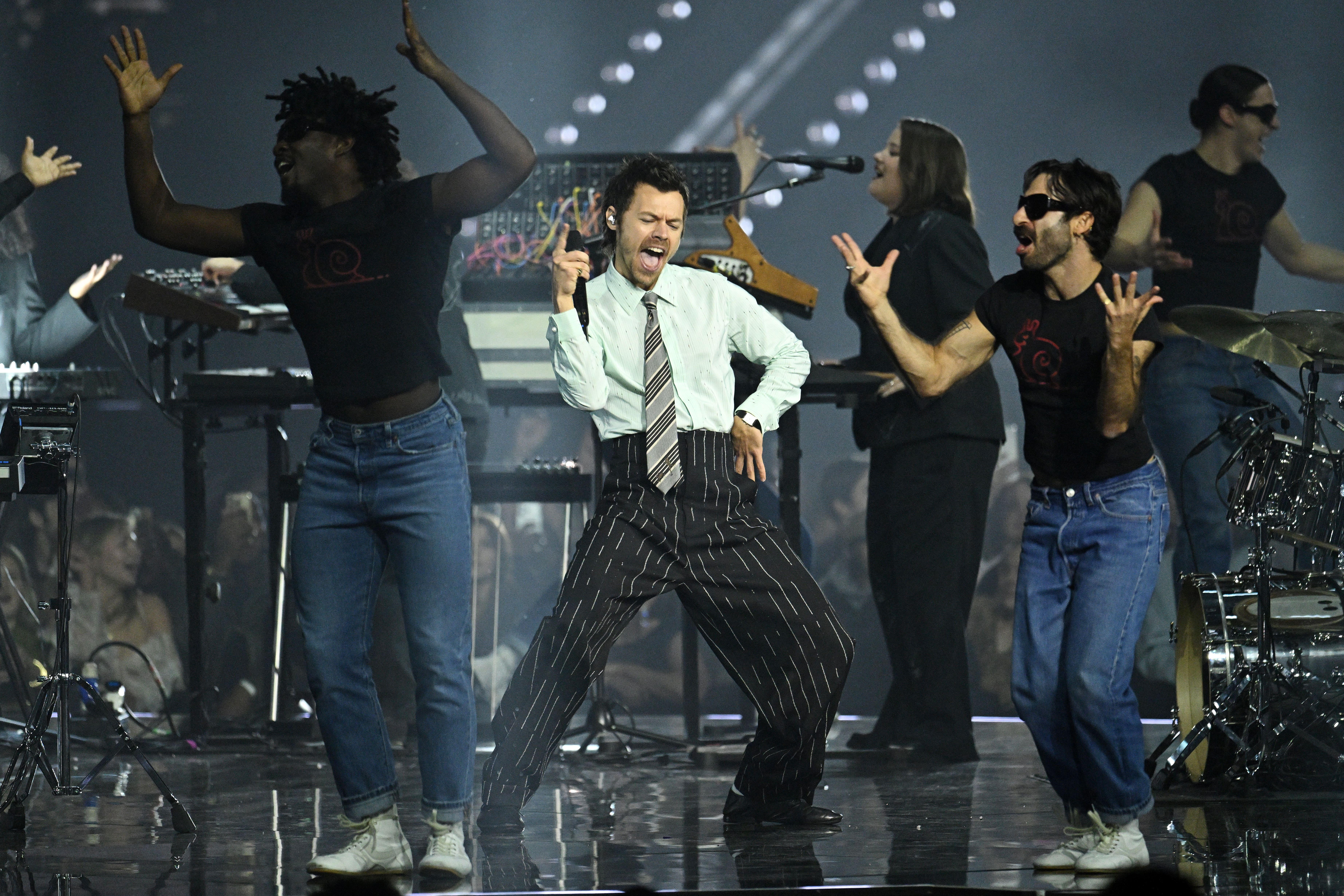 Styles kicked off his tour in Amsterdam on Saturday