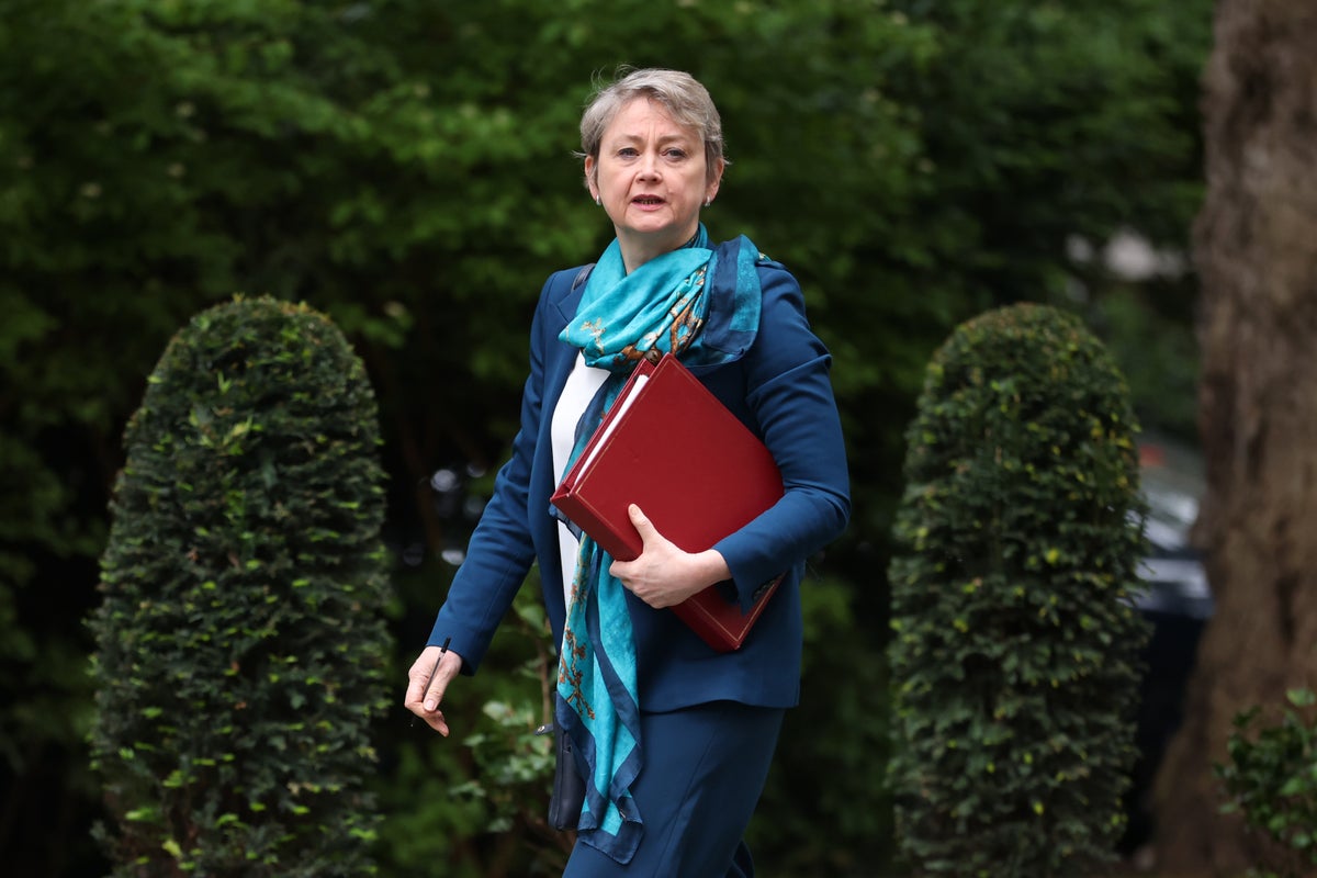 Yvette Cooper condemns ‘appalling’ videos of Israeli minister taunting detained British nationals