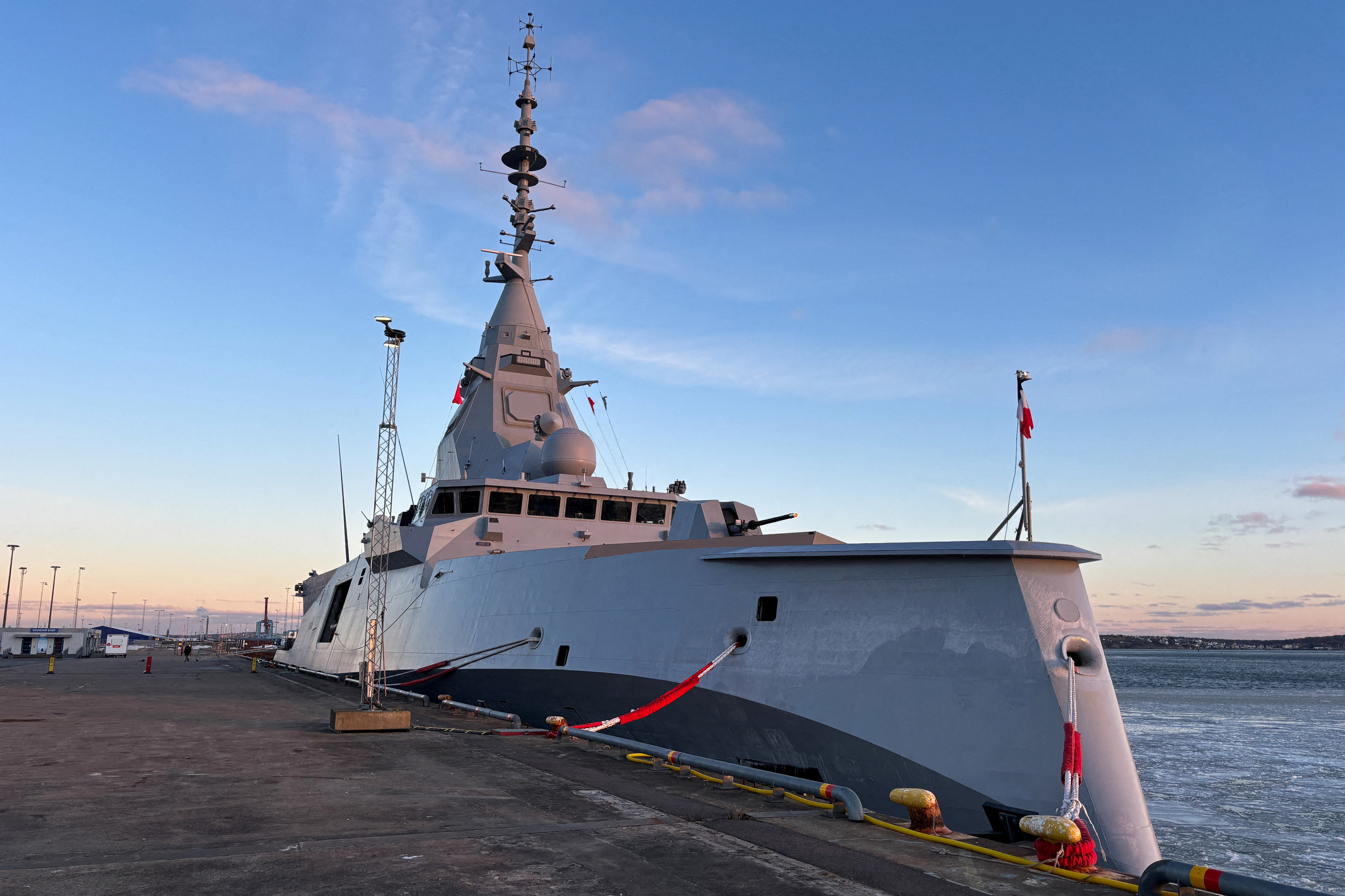 French FDI frigate Amiral Ronarc'h docked in Gothenburg, Sweden