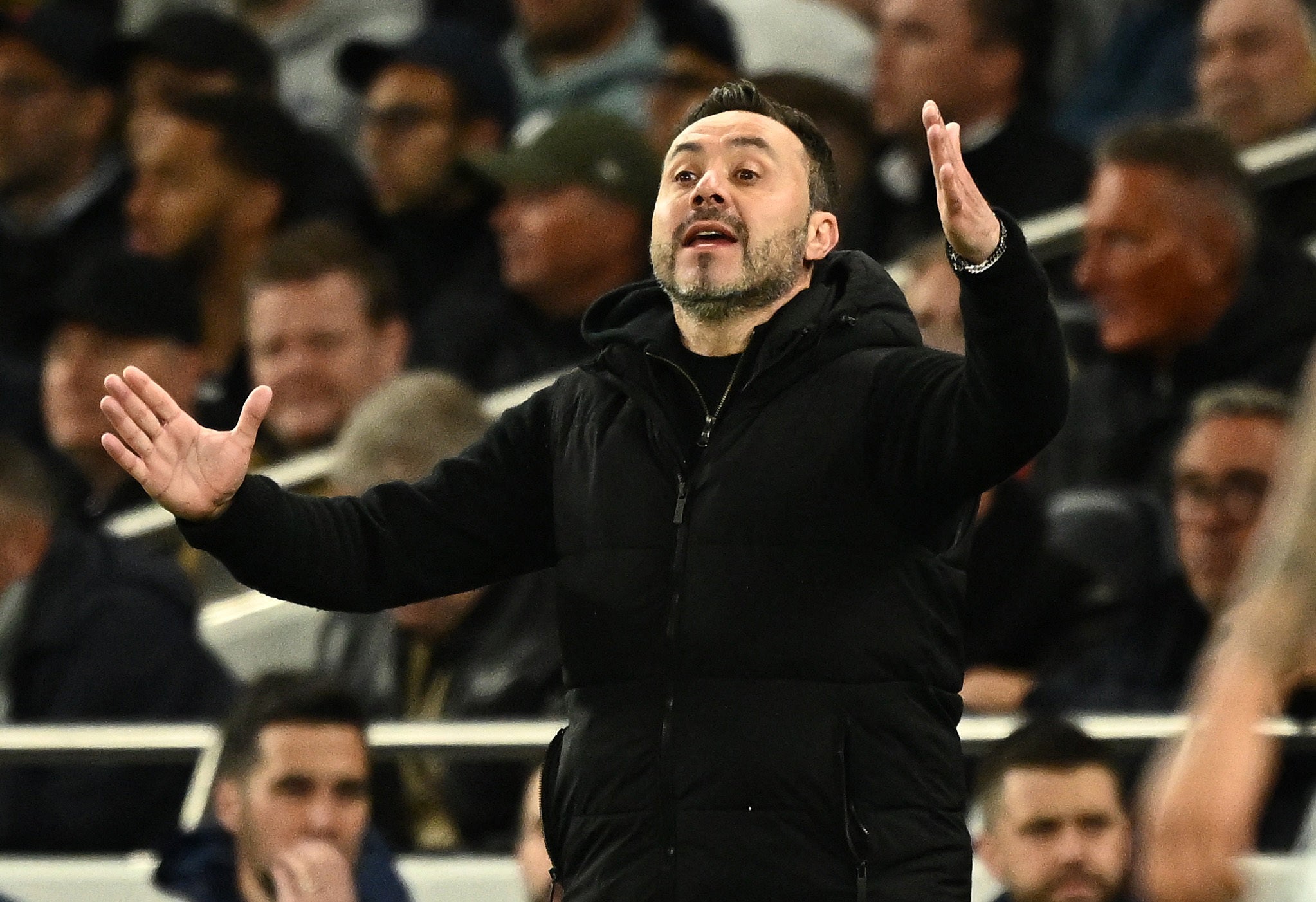 Roberto De Zerbi has urged his players to use taunts as motivation