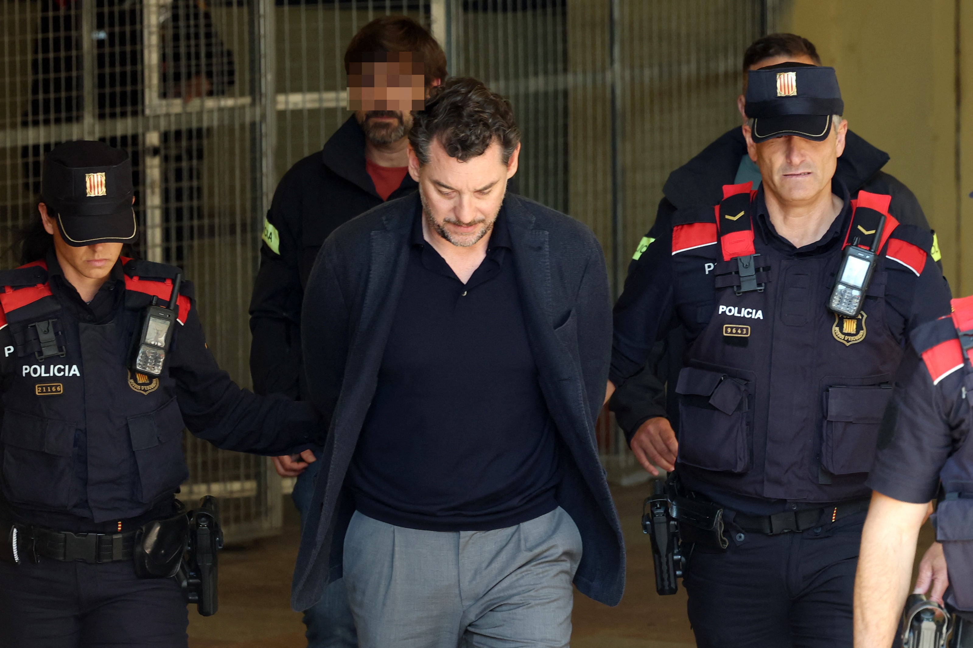 Jonathan Andic, 45, was arrested on Tuesday on suspicion of homicide and appeared in handcuffs before the courthouse in Martorell, a city near Barcelona