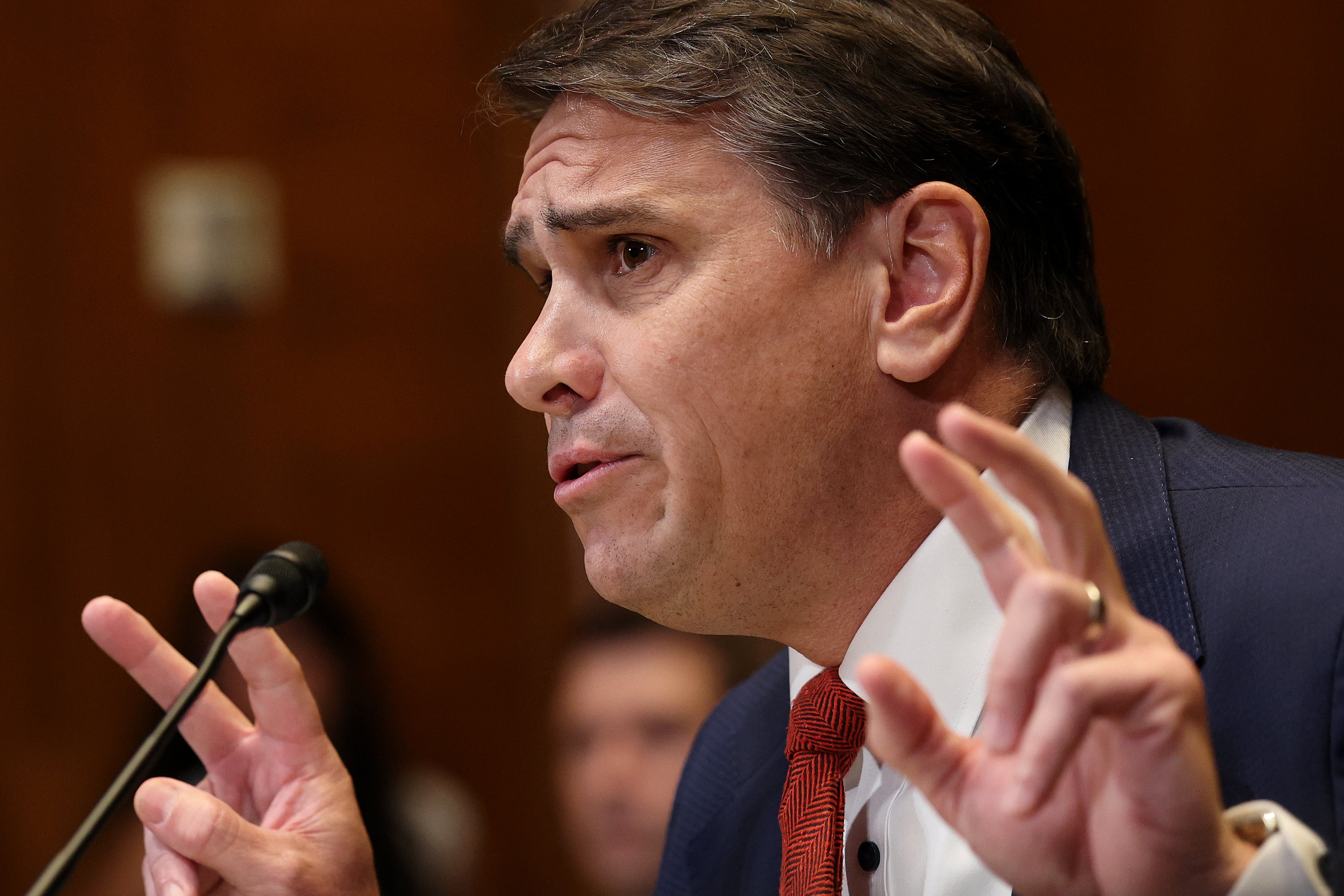 Acting Attorney General Todd Blanche hasn’t ruled out January 6 rioters and Donald Trump’s donors from receiving taxpayer funds from what critics have called a $1.7 billion ‘slush fund’ for the president’s allies