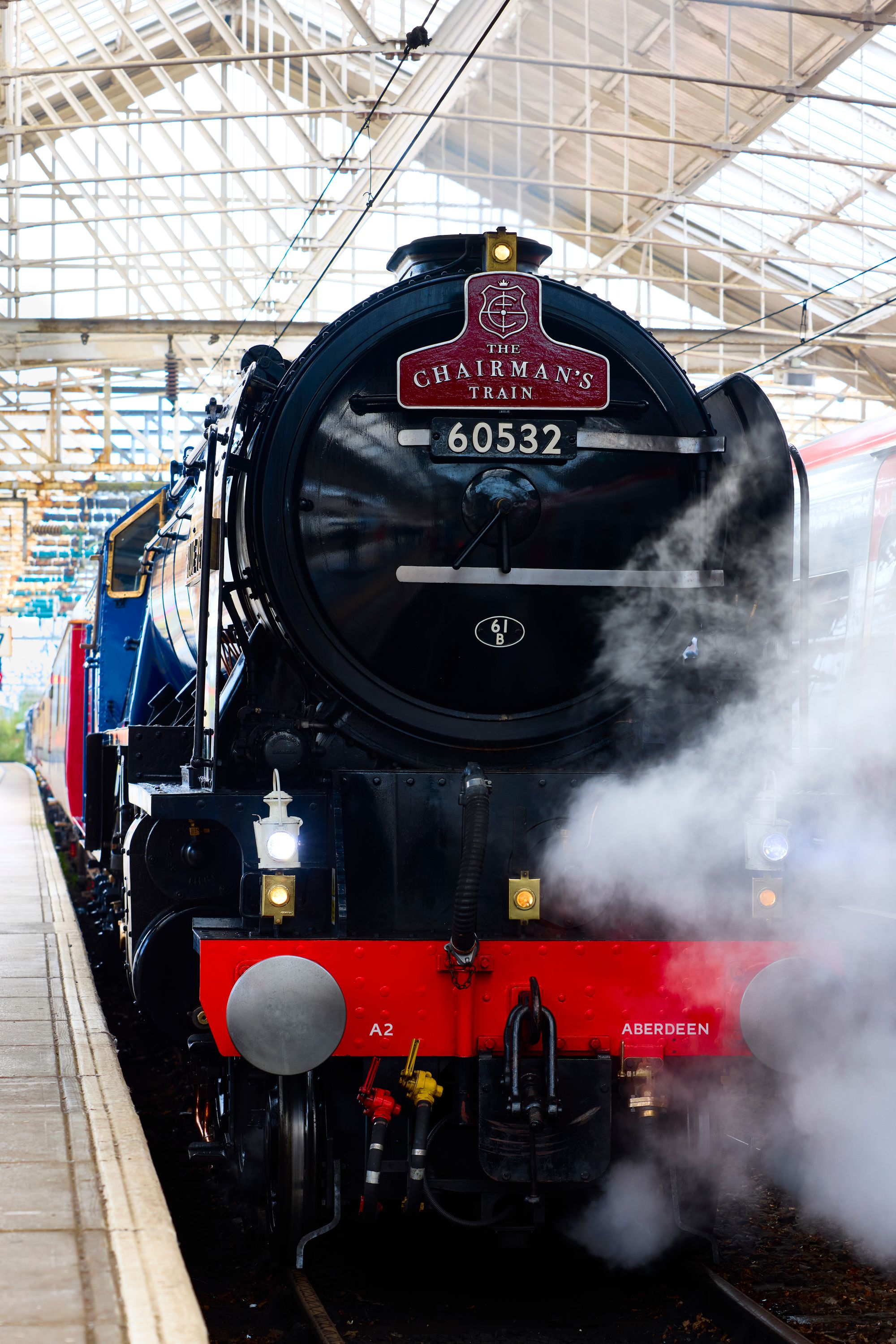 The Chairman’s Train was unveiled this week at Euston (The Chairman's Train)