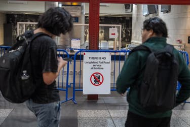 <p>The strike halted service for roughly 250,000 commuters who rely on the rail system to connect New York City with its eastern suburbs every weekday</p>