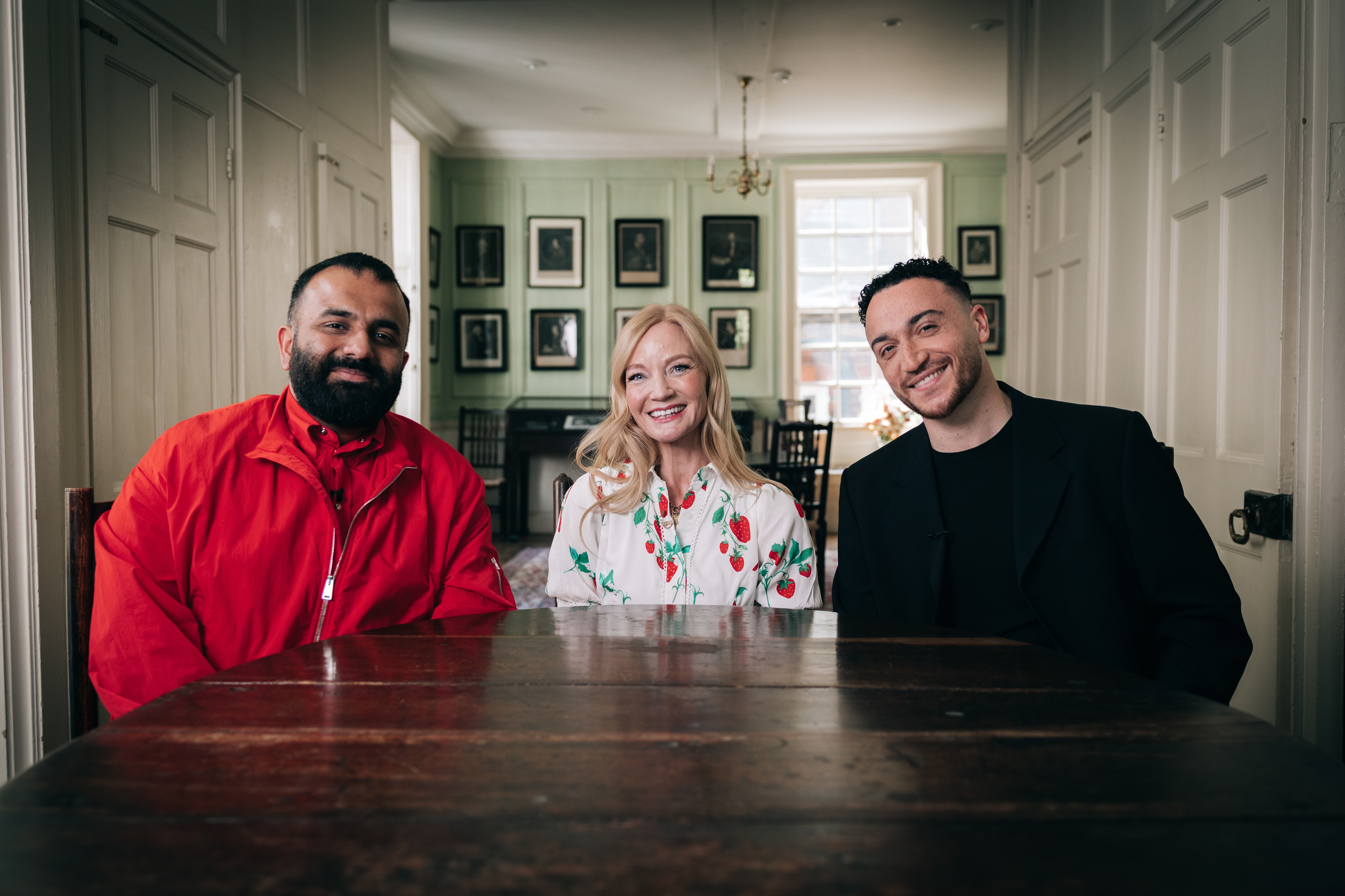 Poets Hussain Manawer, Donna Ashworth, and Lucas Jones recite poems in honour of Celebration Day