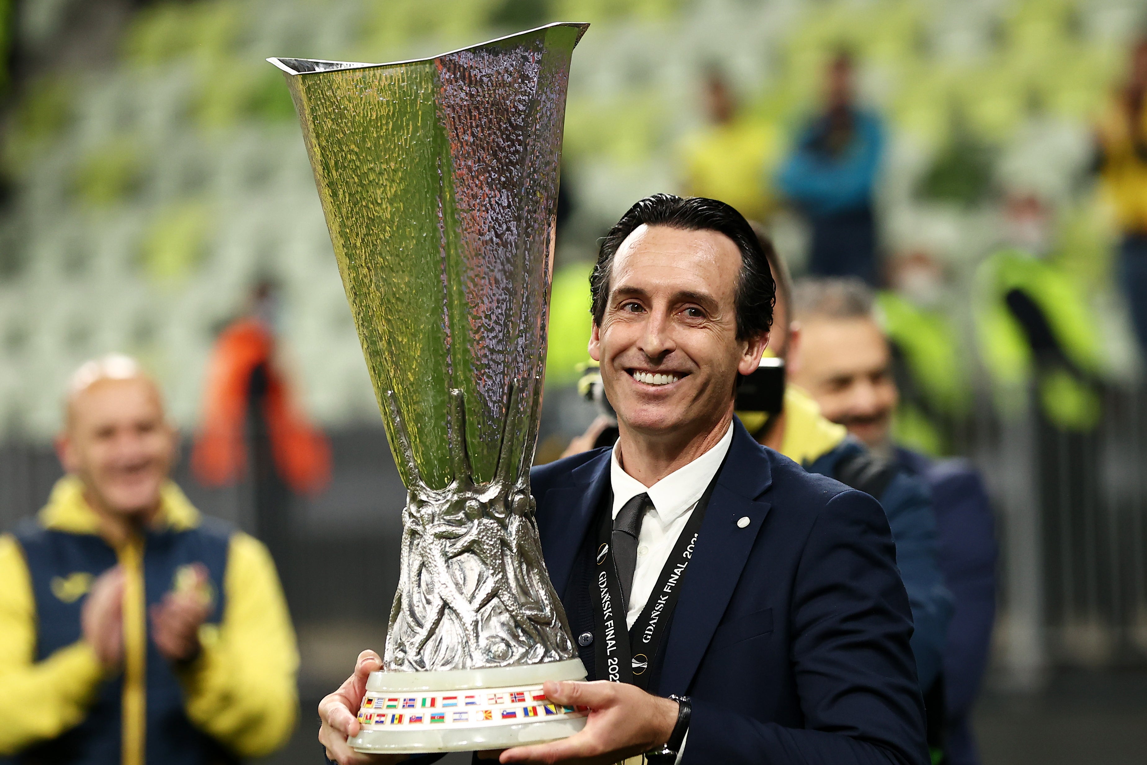 Unai Emery has won the Europa League five times (Getty)