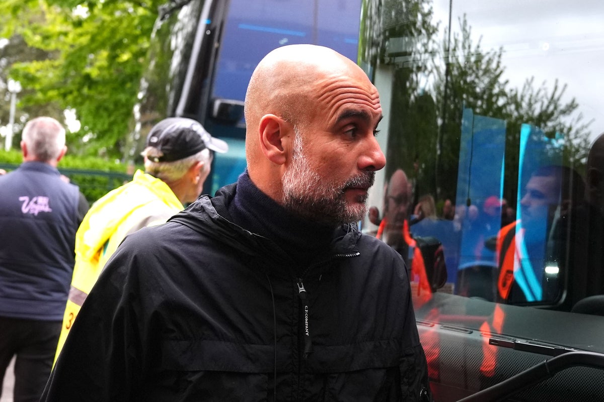 Pep Guardiola arrives at Bournemouth without commenting on departure reports