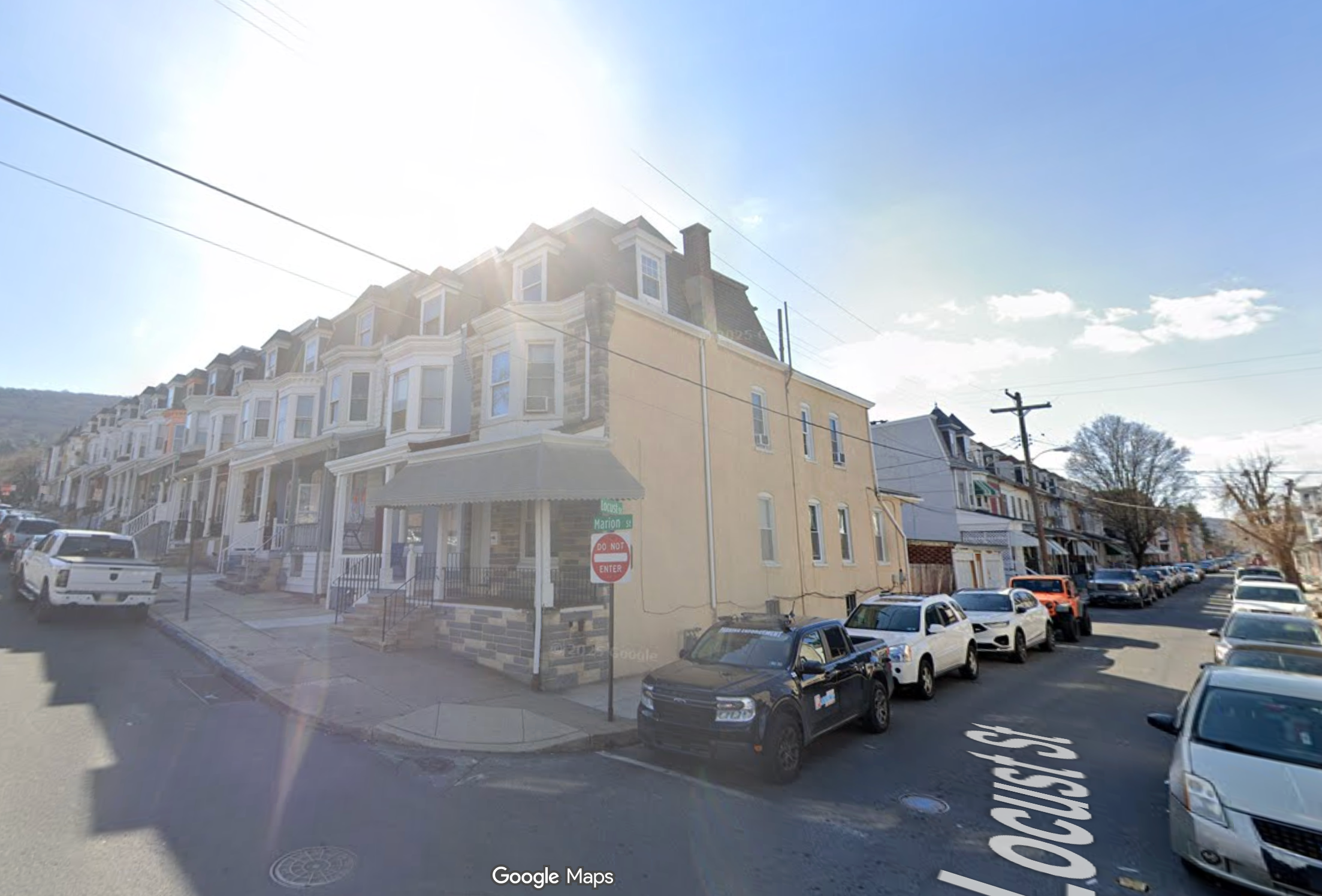 On February 17, 2025, Reading police responded to the 1200 block of Locust Street, where they found Alamanza's daughter dead and her newborn critically injured (Google Maps)