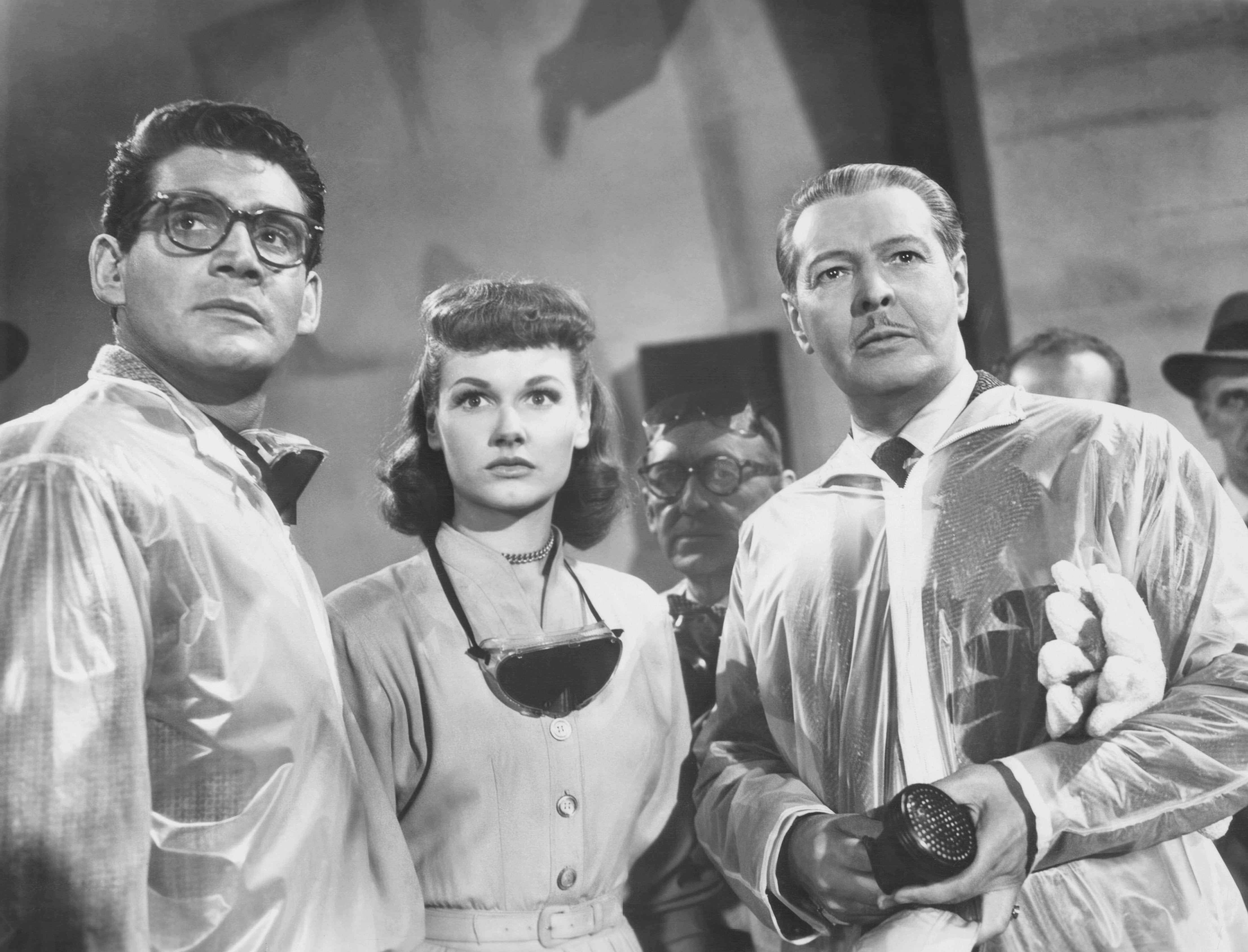 Gene Barry, Ann Robinson, Ivan Lebedeff in ‘War of the Worlds’ in 1953