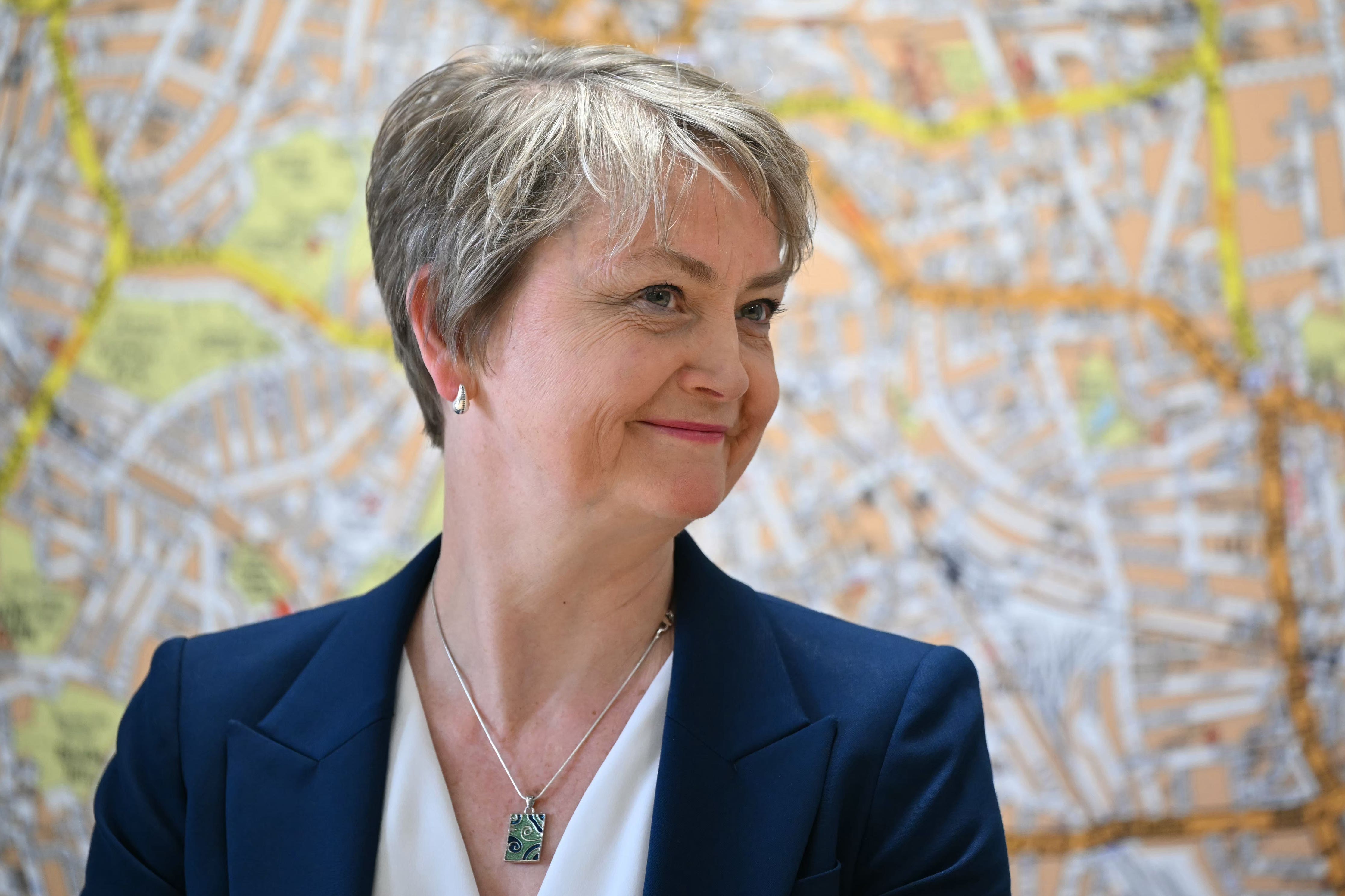 Foreign Secretary Yvette Cooper