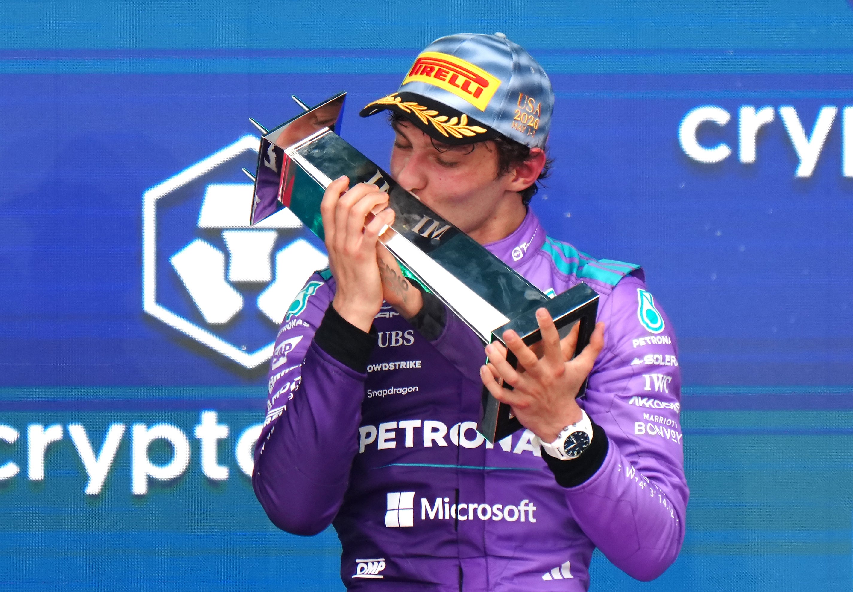 Antonelli has won three races in a row (Bradley Collyer/PA) (PA Wire)