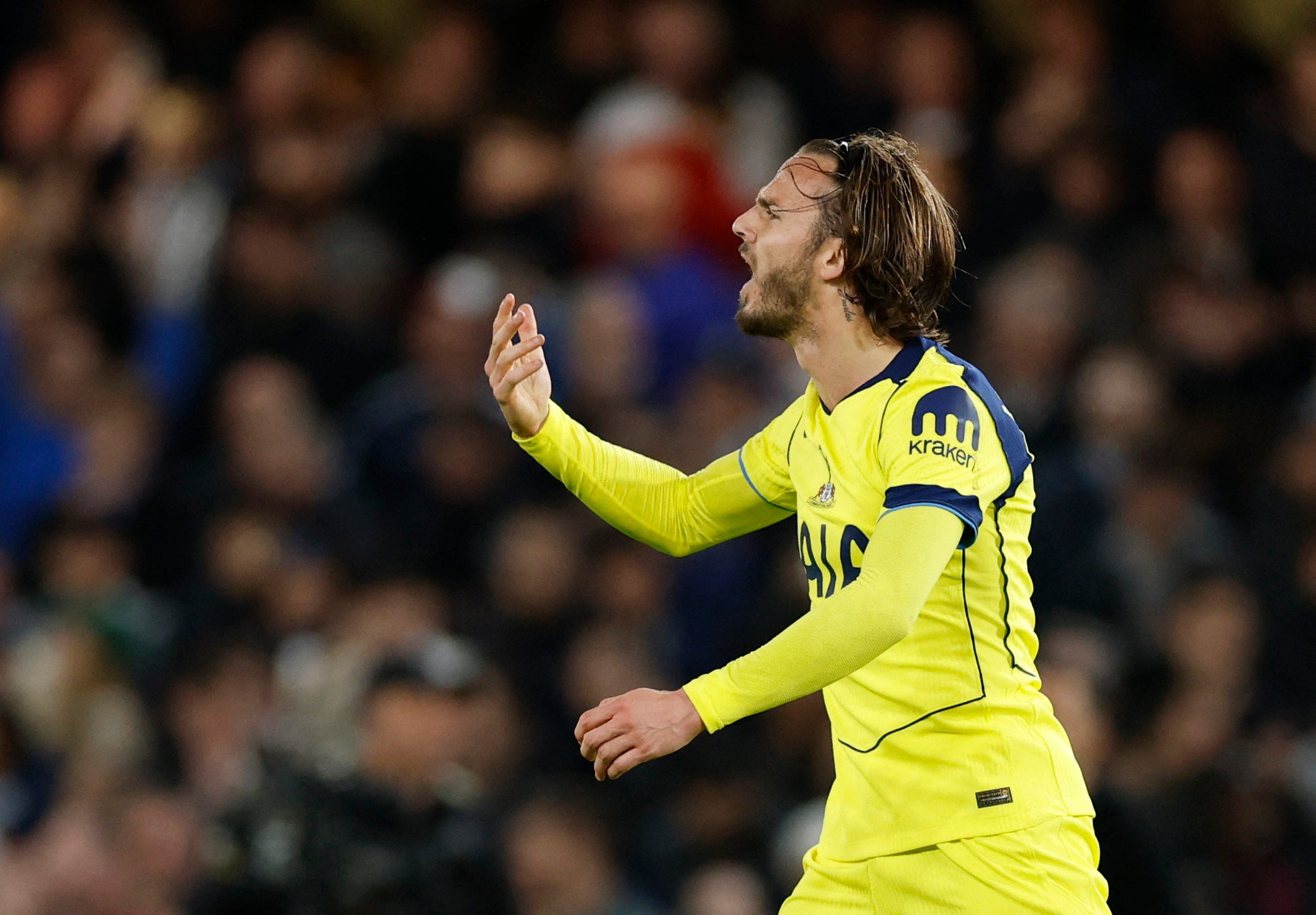 Maddison was unable to rescue a point for Spurs (Reuters)