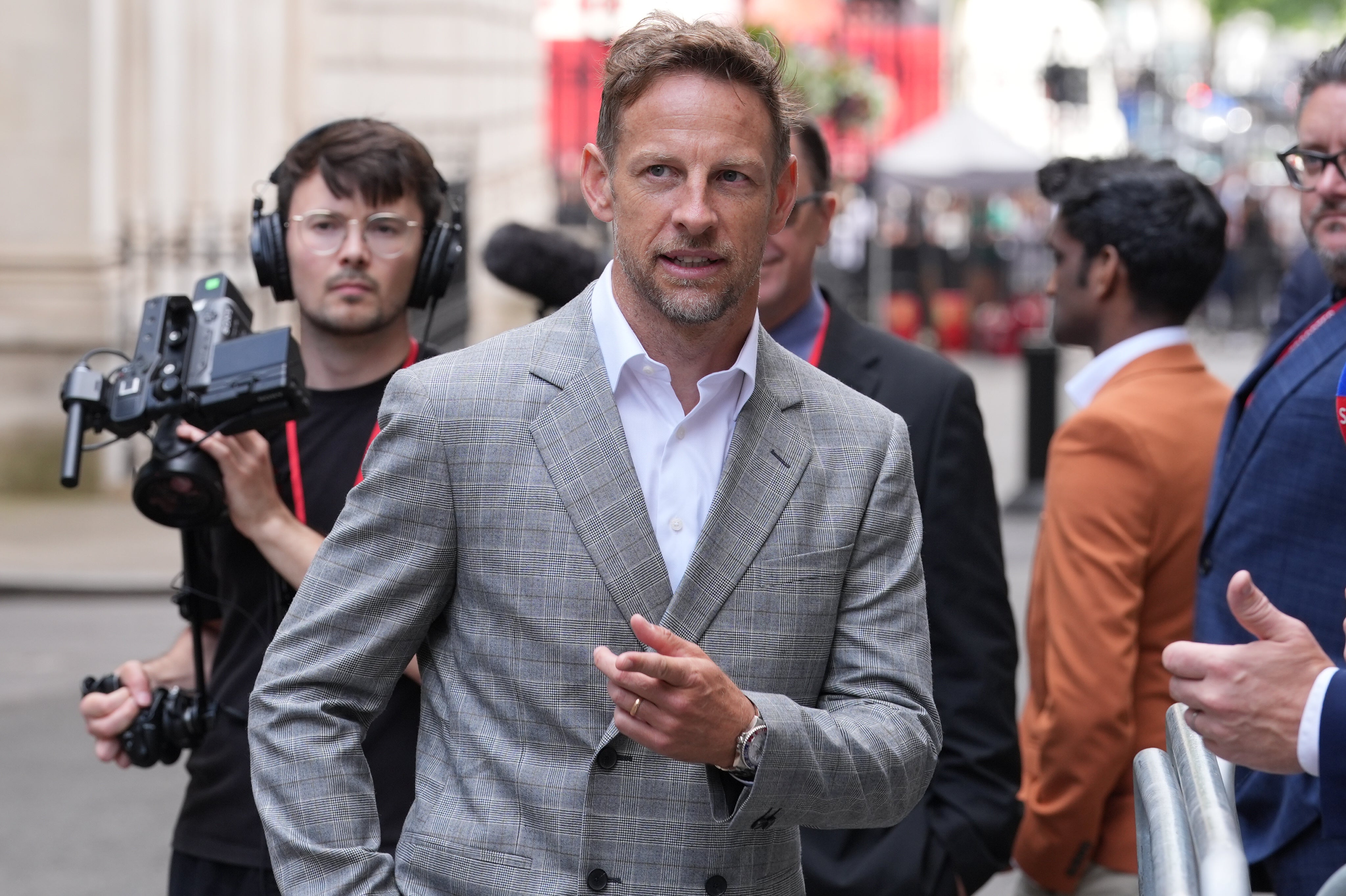Button has also given his backing to George Russell (PA Wire)