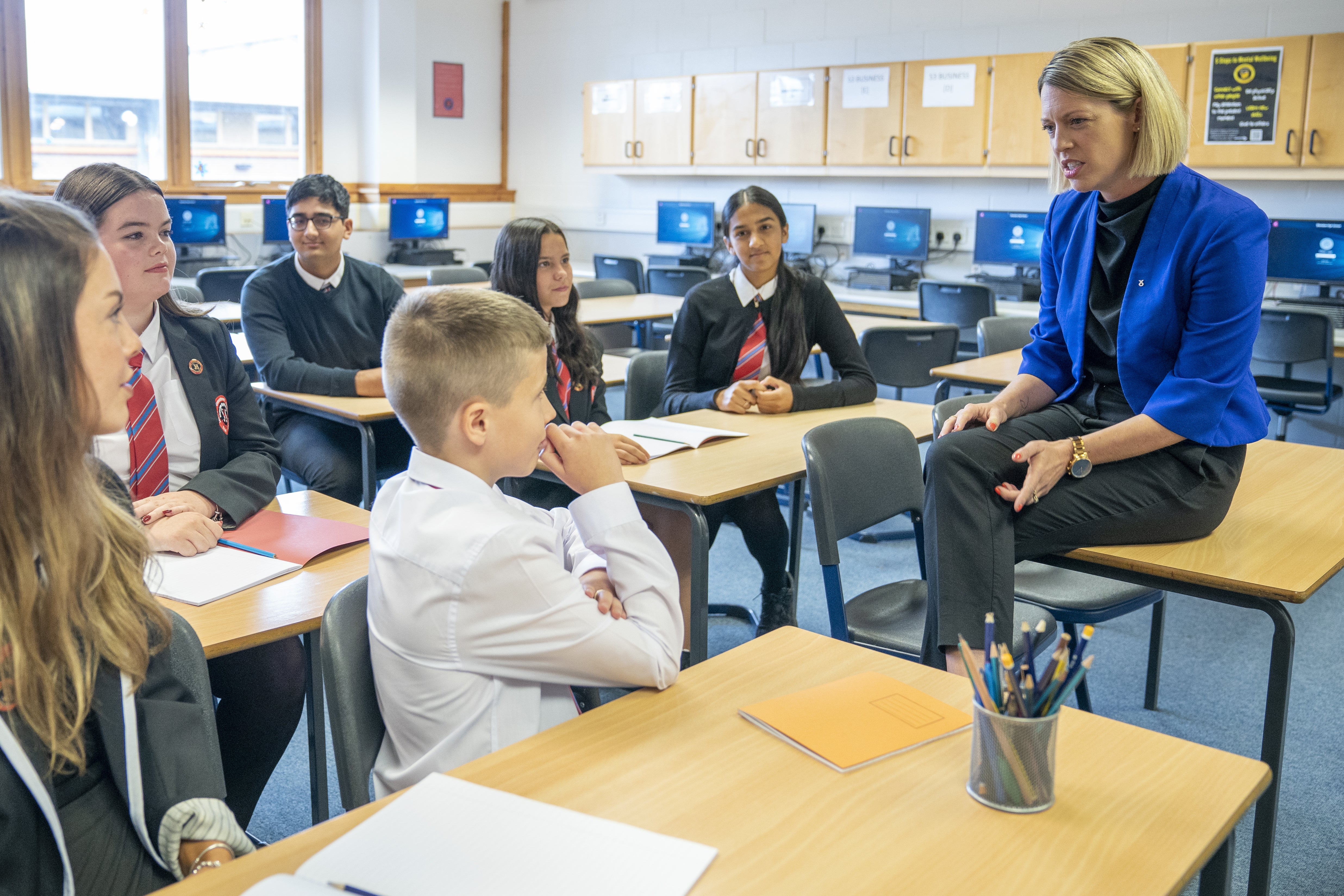 A former teacher, Jenny Gilruth was appointed to the role of education secretary in 2023. (Jane Barlow/PA)