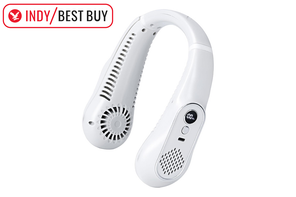 Status rechargeable neck fan, best neck fans, IndyBest