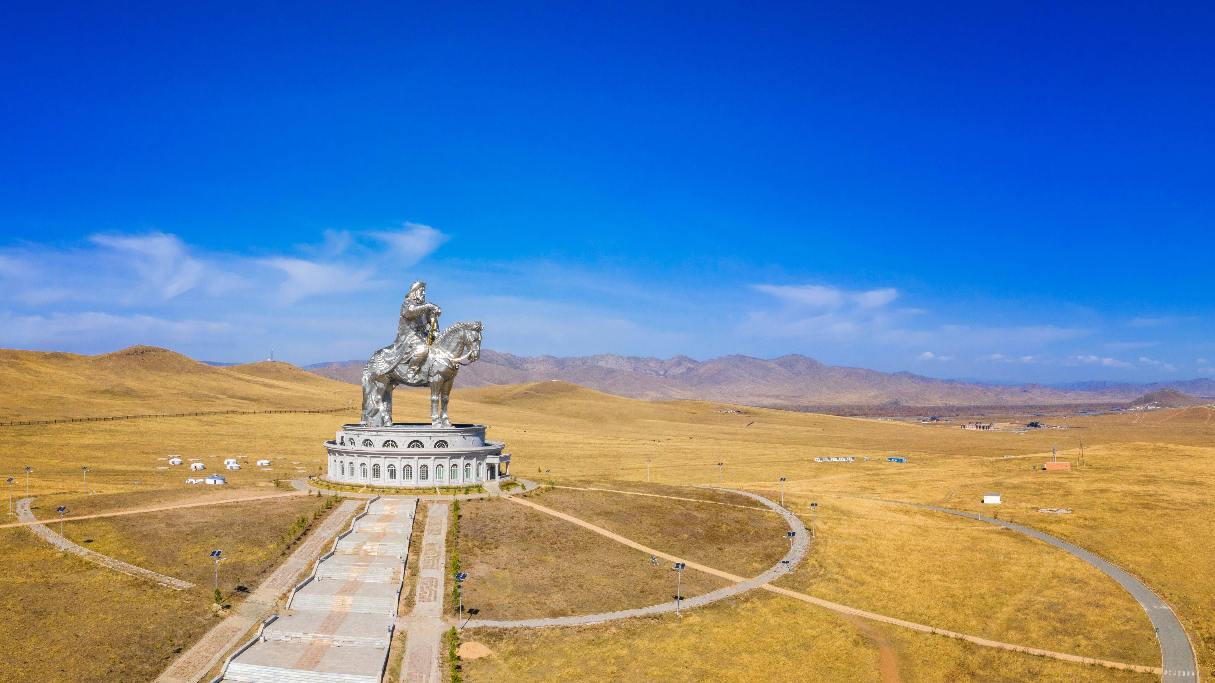 The Genghis Khan monument in Tov province of Mongolia