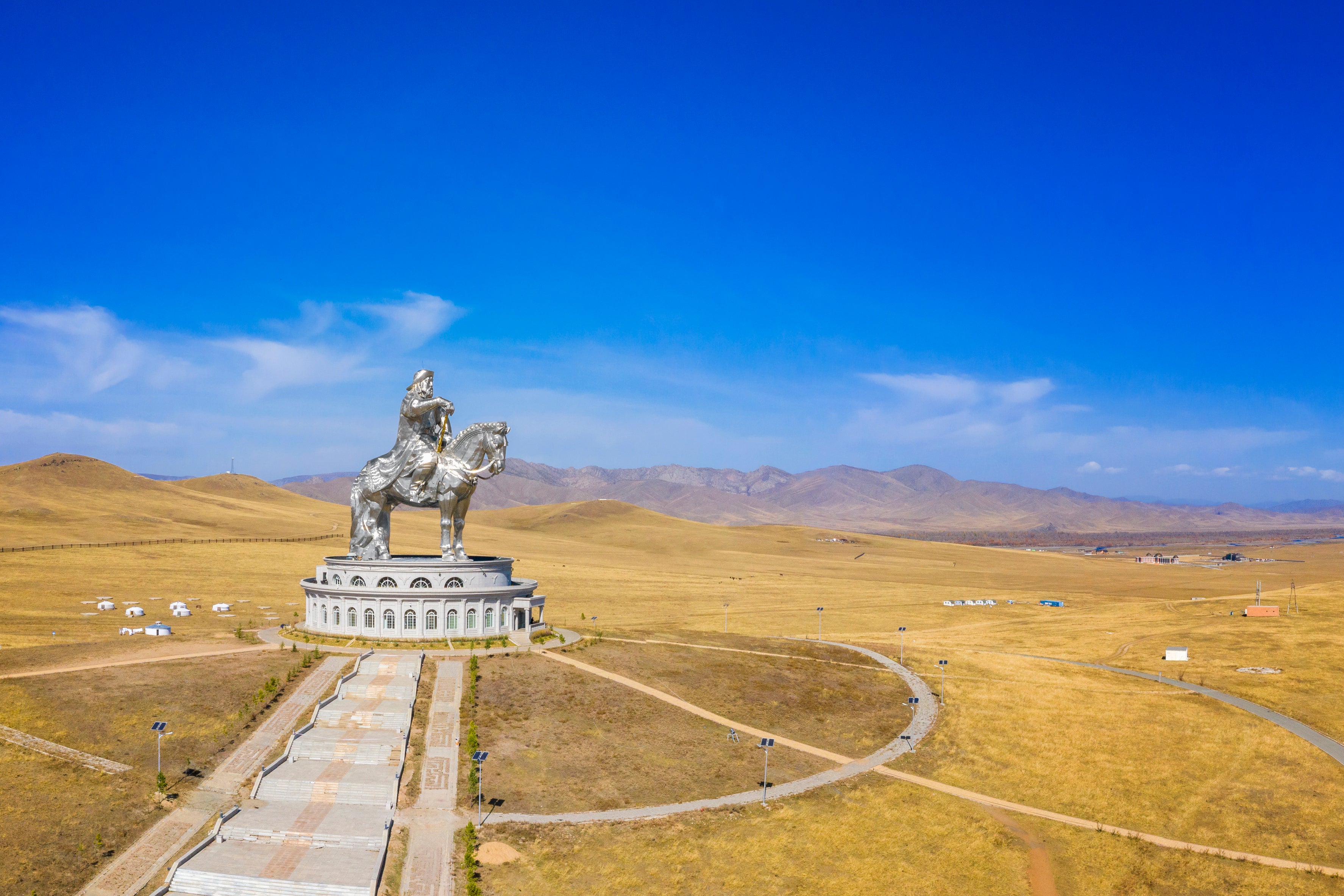 The Genghis Khan monument in Tov province of Mongolia (Getty Images)