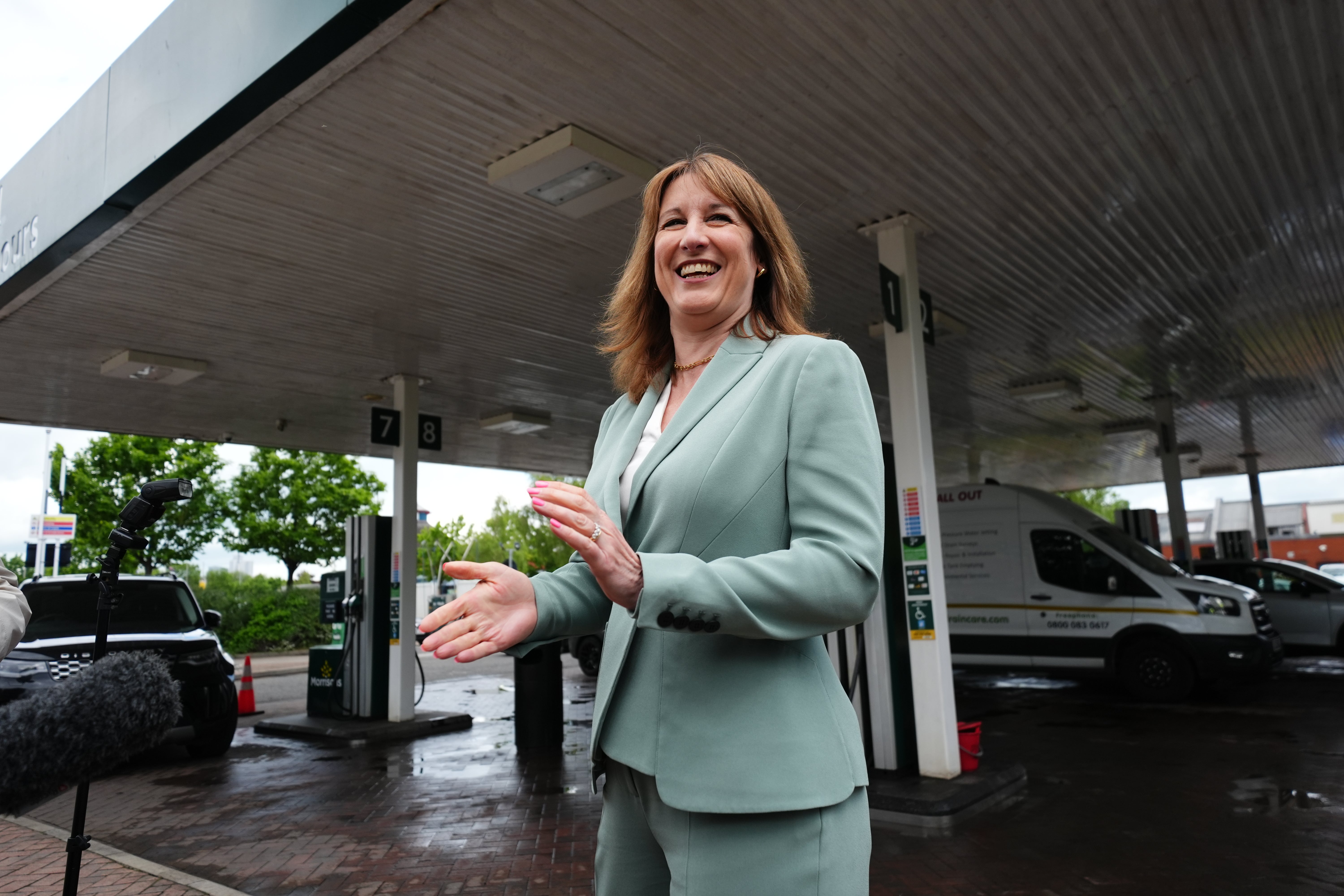 Chancellor Rachel Reeves said ‘we’ll continue to keep a close eye on what is happening to petrol prices’ (Jacob King/PA) (PA Wire)