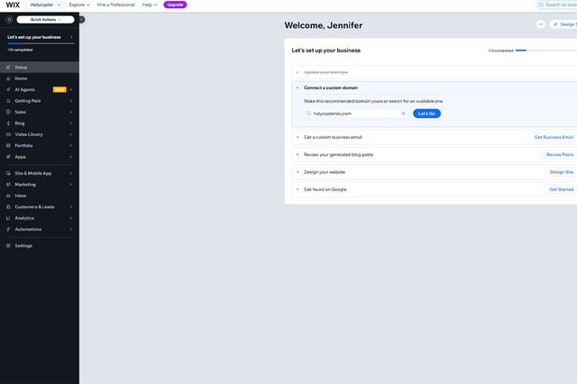 Wix feels more like a very well designed version of WordPress