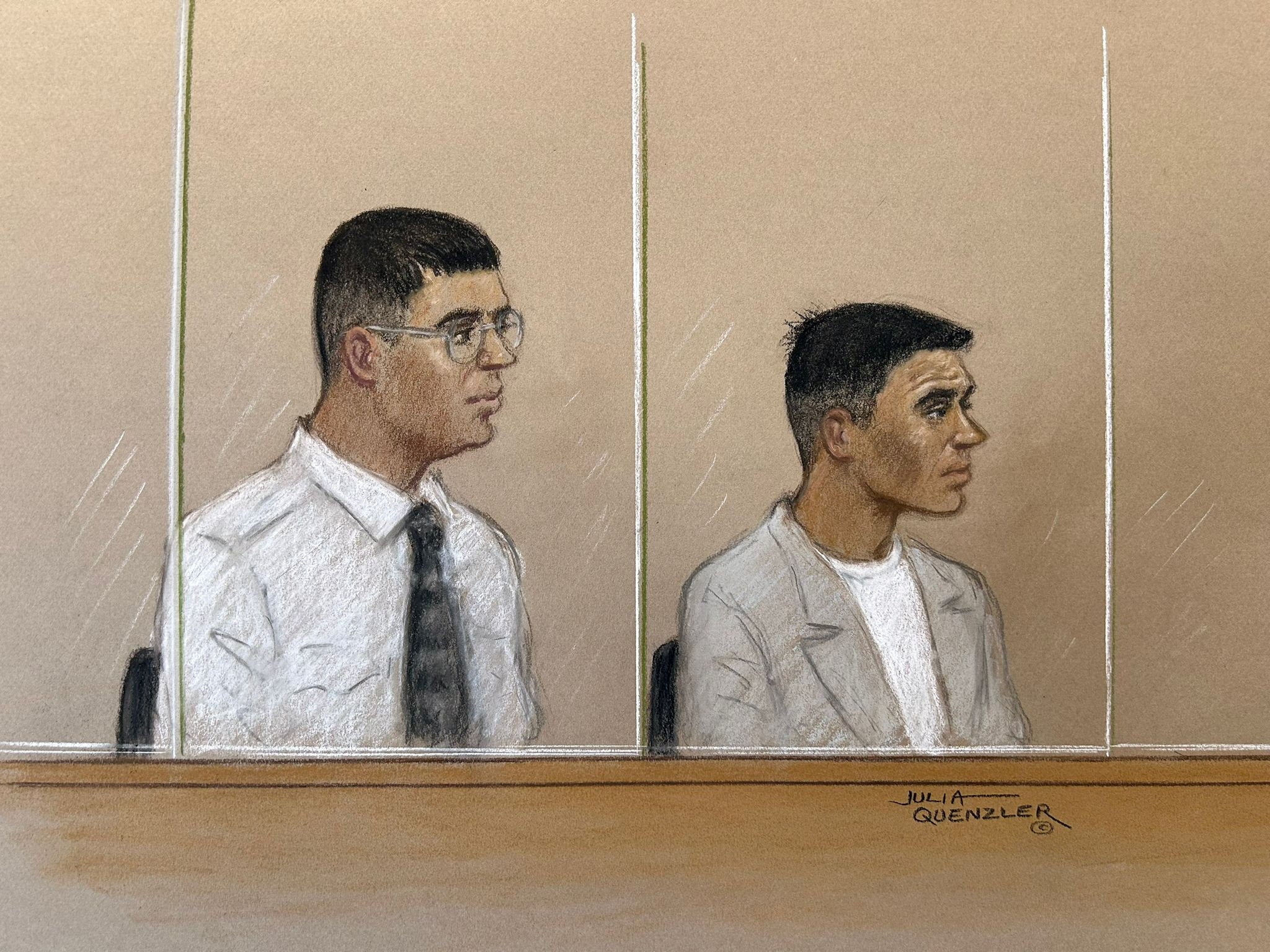 Romanian nationals Nandito Badea, 21, and George Stana, 25, have both pleaded not guilty to charges of wounding with intent to cause grievous bodily harm and wounding