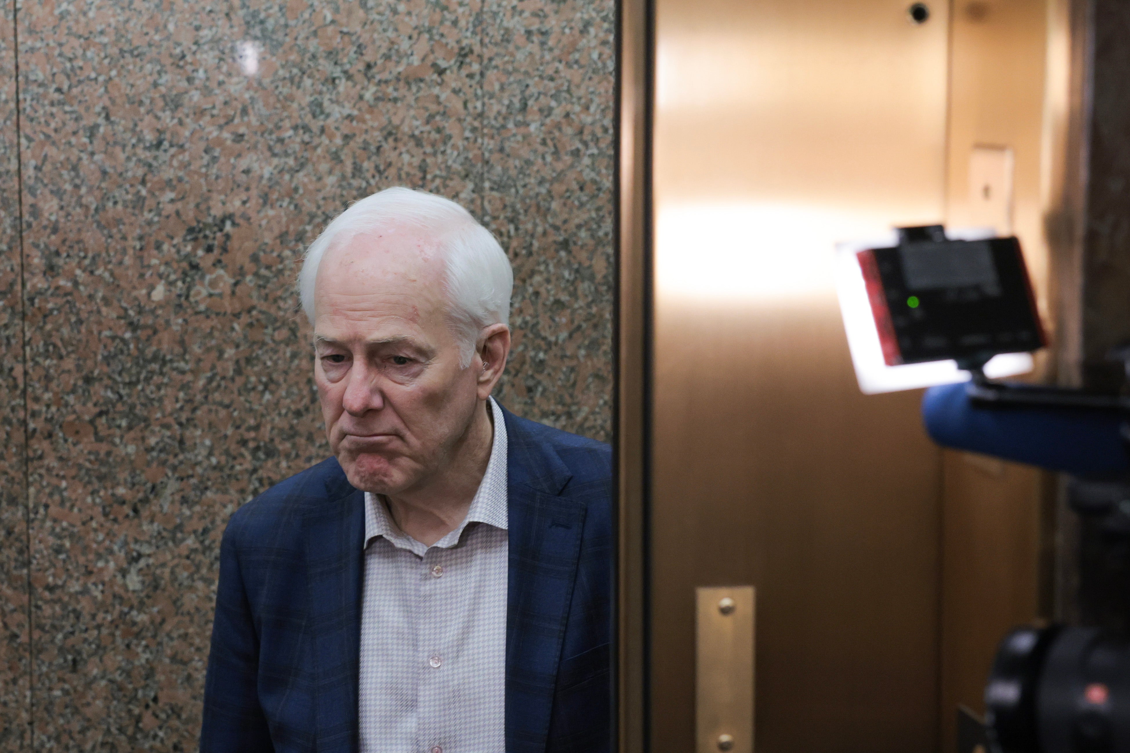John Cornyn's race has already become the most expensive Republican primary in history, with more than $10m spent by Republican leadership to protect him (Getty)