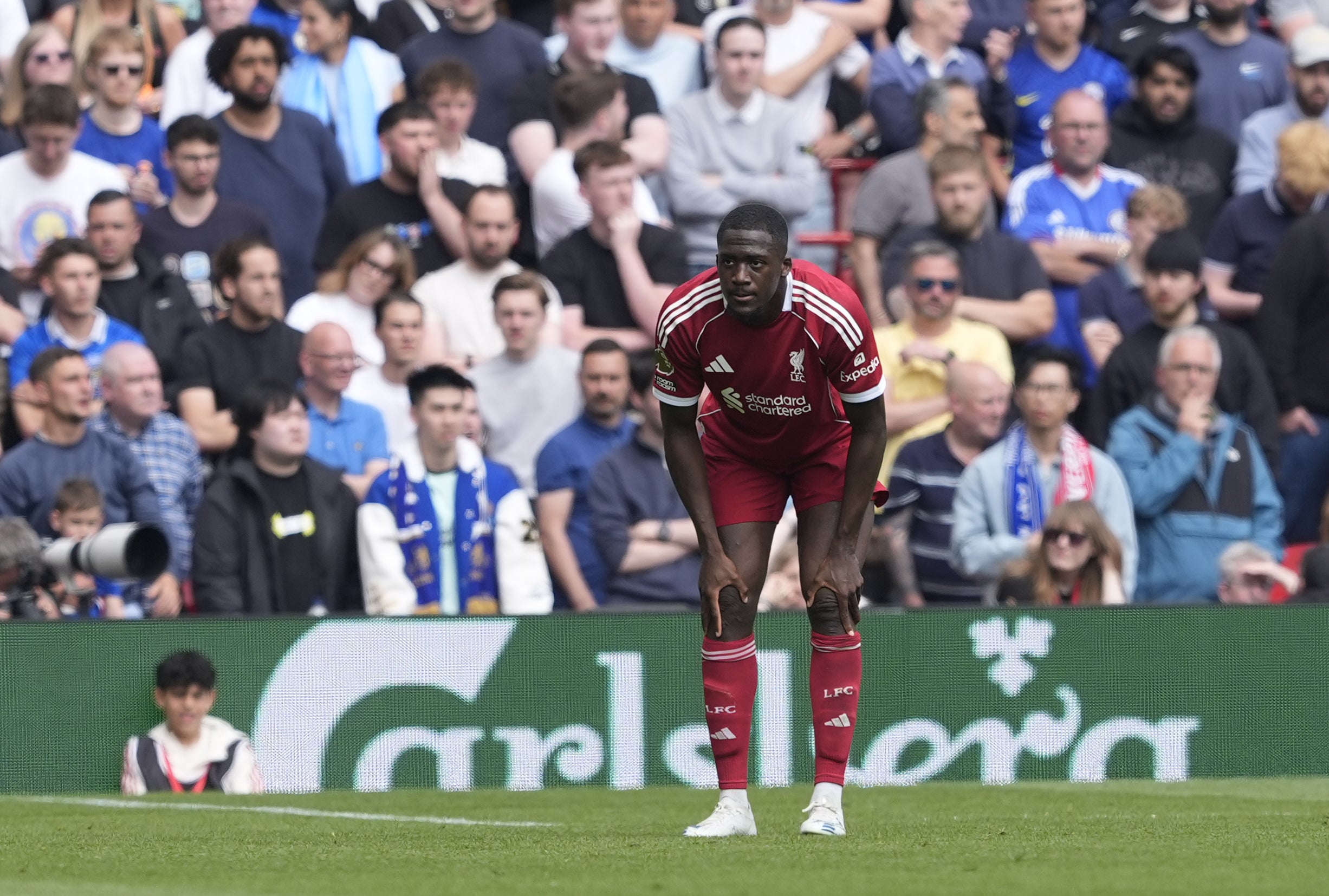 Ibrahima Konate has yet to sign a new contract despite claiming in April a deal was close (Peter Byrne/PA) (PA Wire)