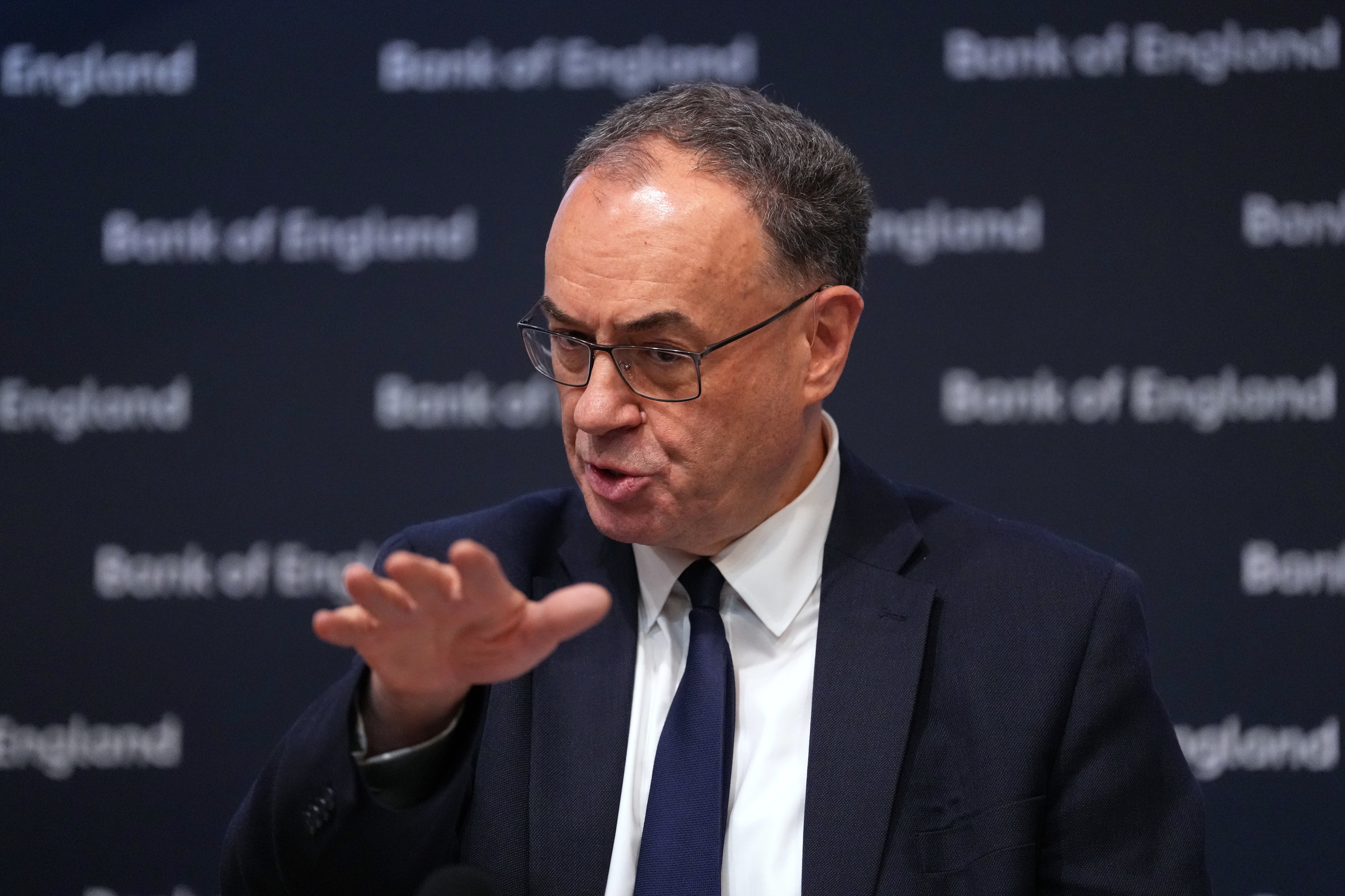 Bank of England governor Andrew Bailey said the energy shock was keeping the cost of living higher