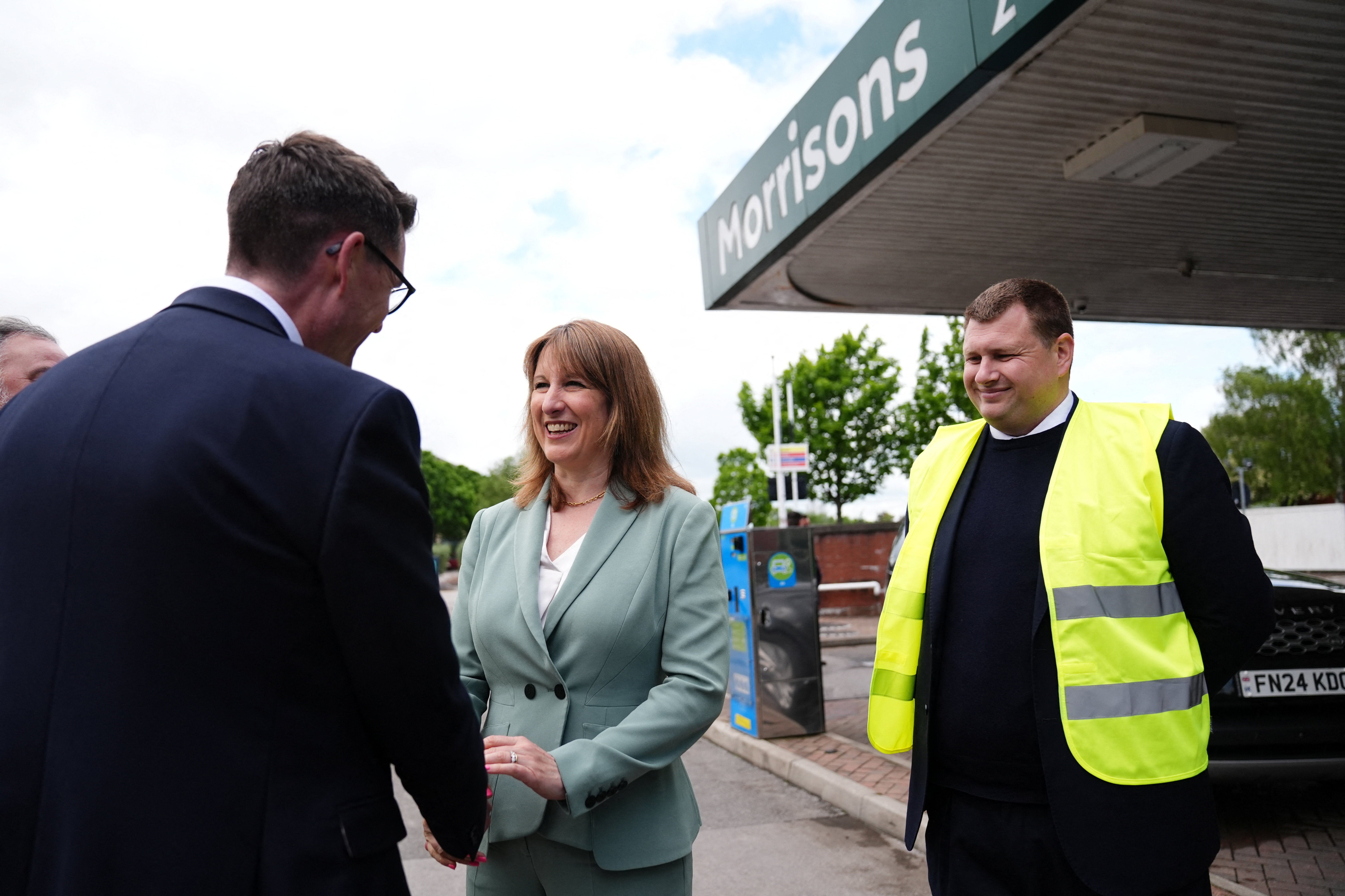 The 5p per litre fuel duty cut introduced by the Conservative government in March 2022 would be extended for the rest of the year (Reuters)
