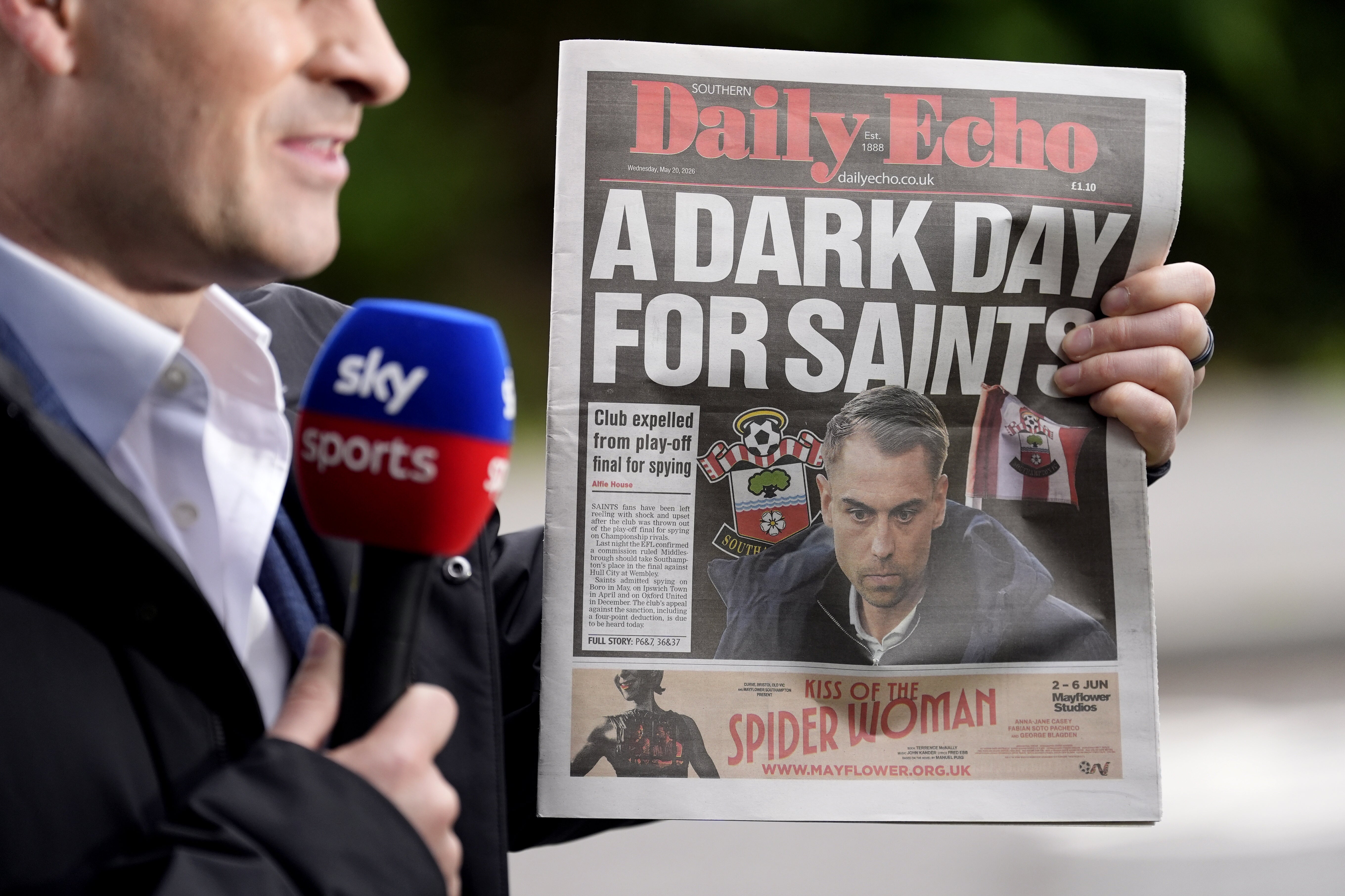 Southampton are enduring arguably the darkest moment in the club’s history (Andrew Matthews/PA) (PA Wire)