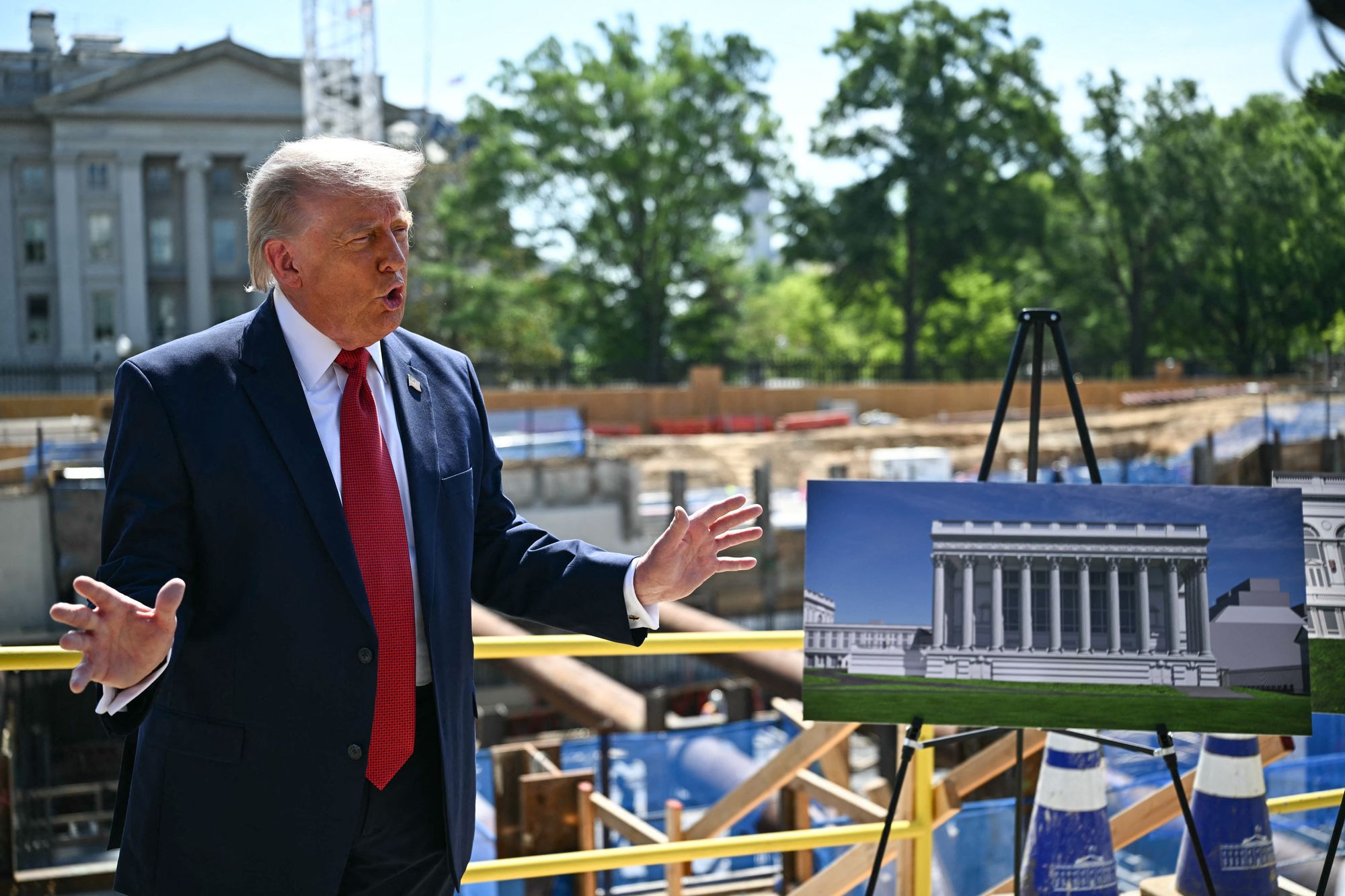 Senate Republican leaders are expected to abandon a proposal for $1 billion in security money for the White House complex and President Donald Trump’s ballroom on Thursday
