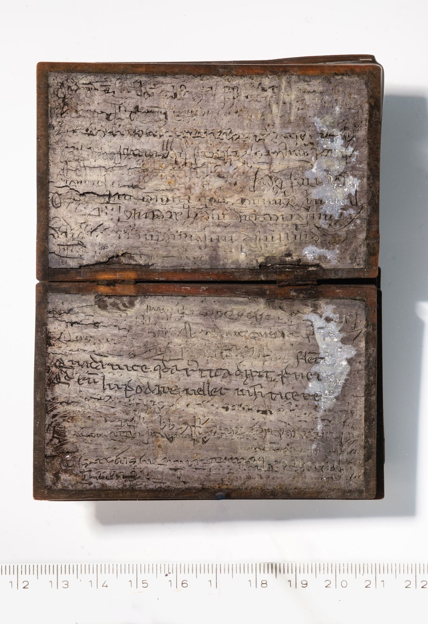Medieval text currently being transcribed