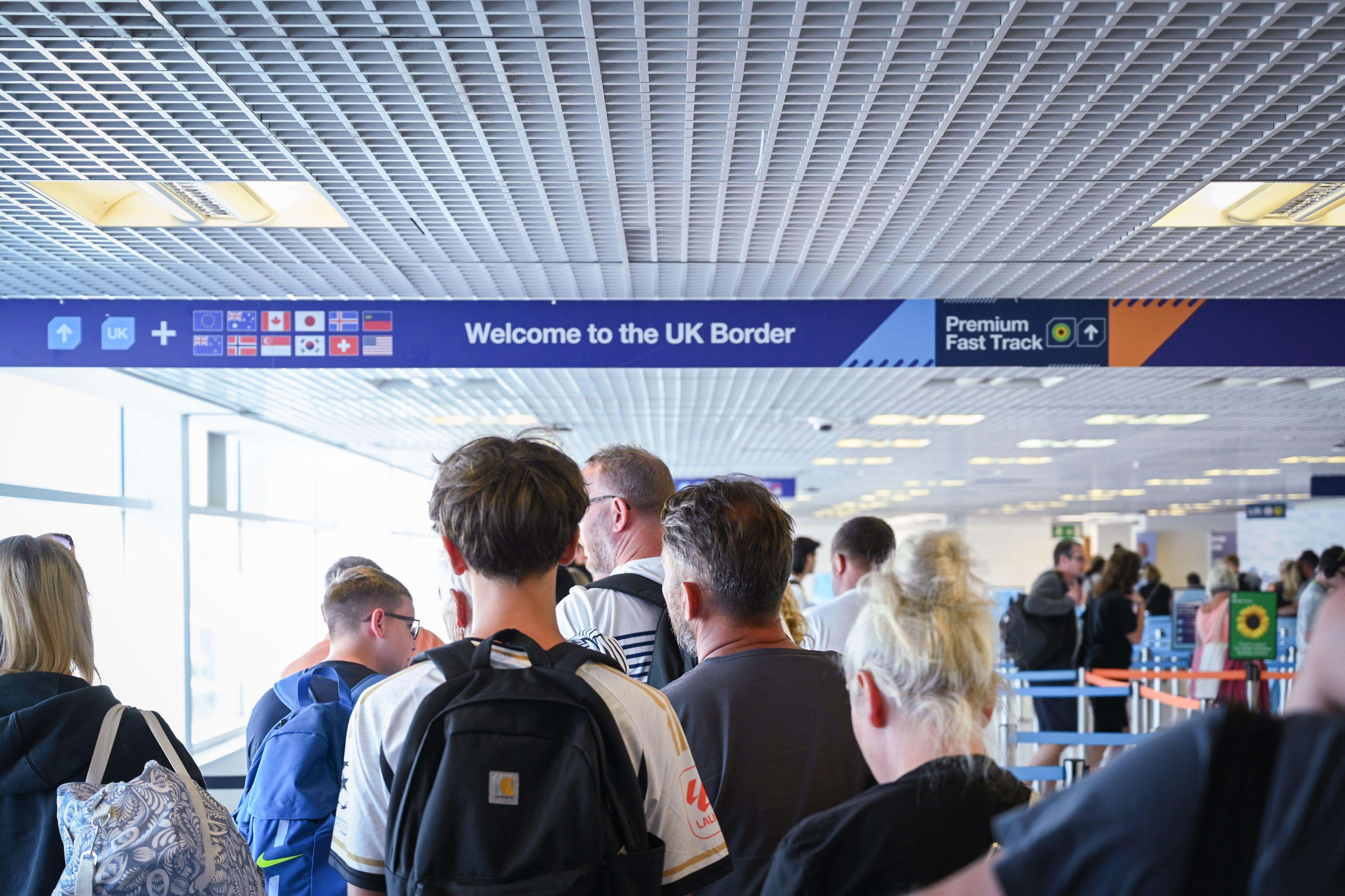 British holidaymakers have been warned to allow more time at the airport this summer – especially those going into Europe via the new border checks