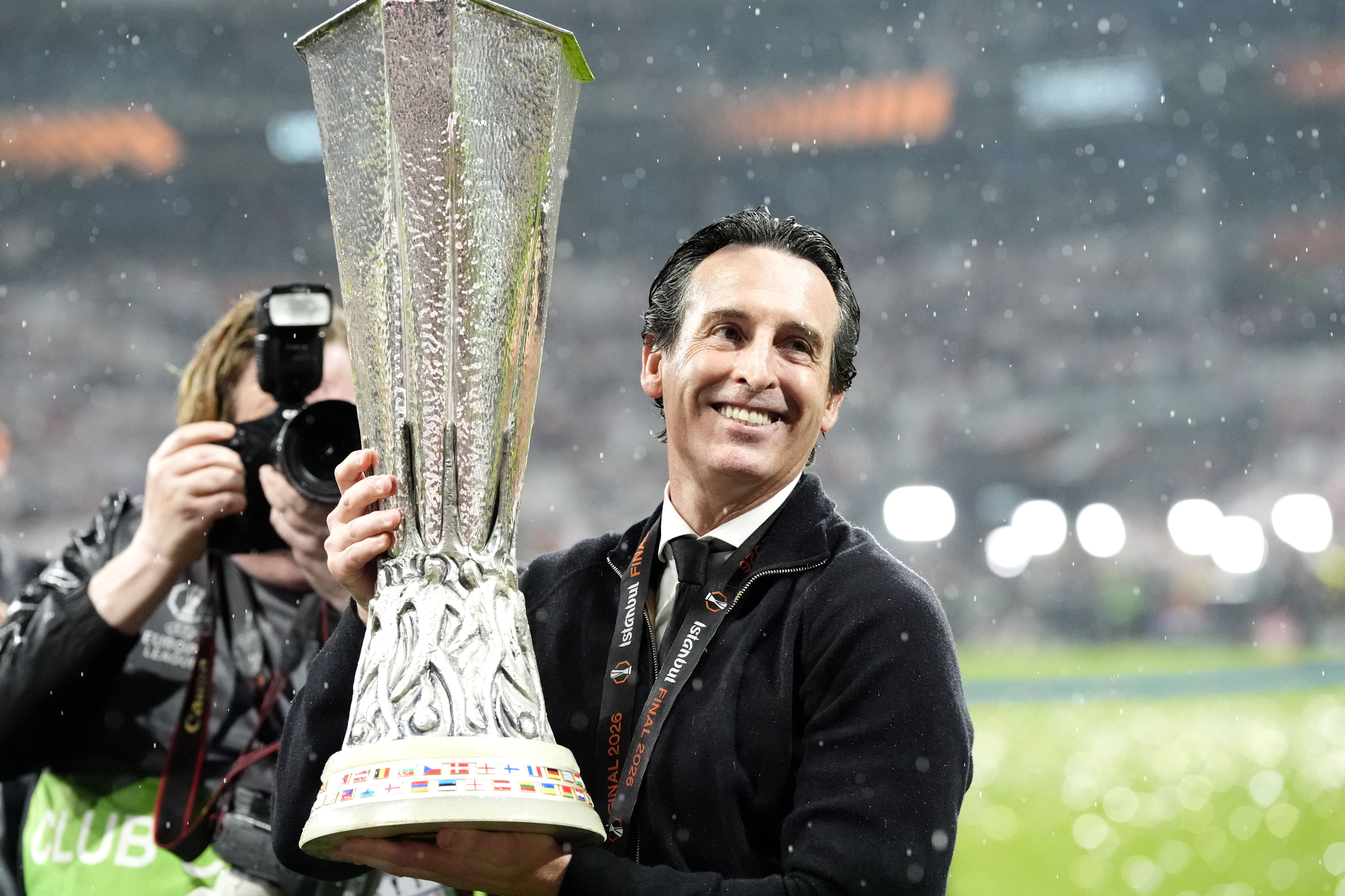 Emery added a fifth European title to his collection (PA Wire)