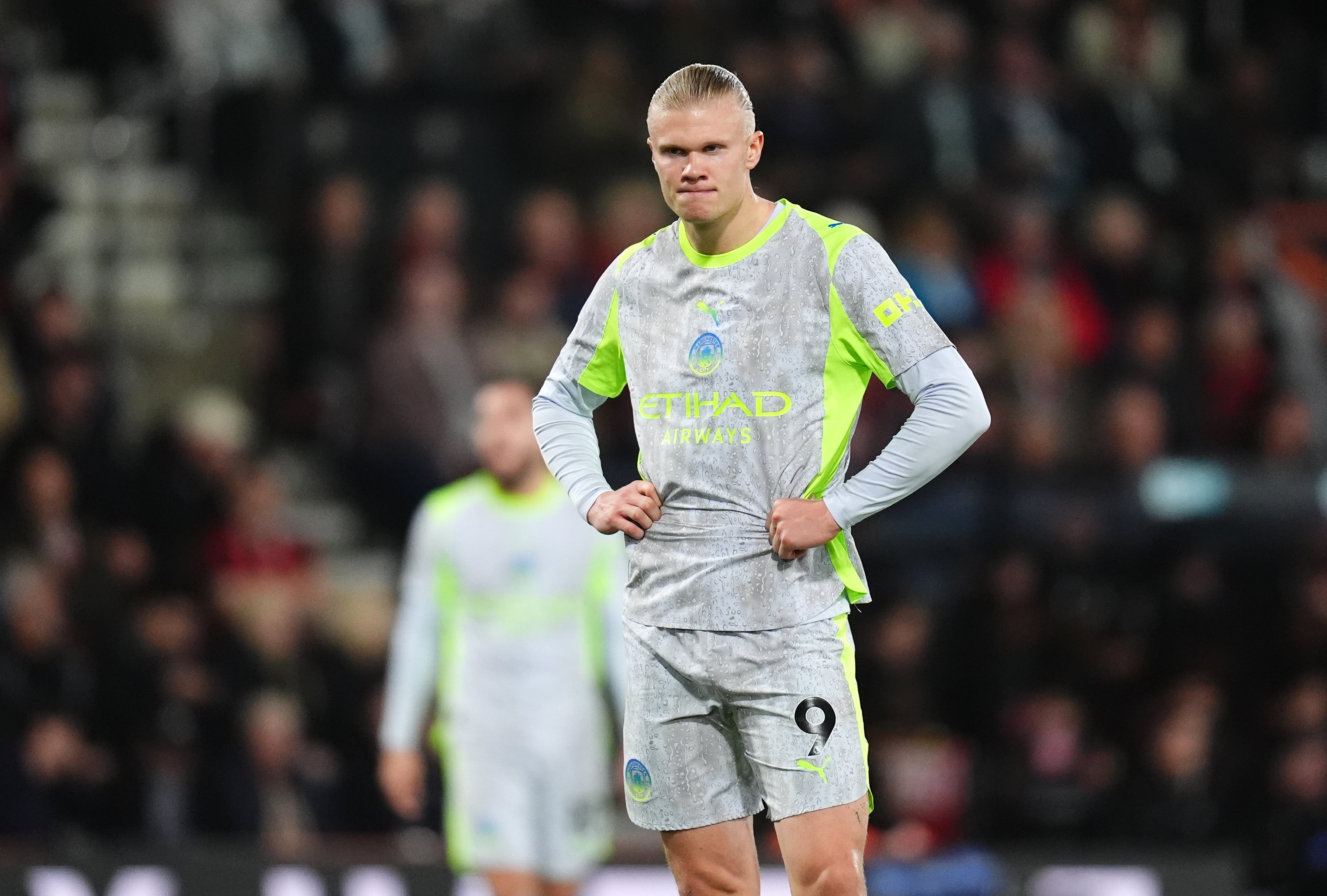 Erling Haaland has called for a Manchester City reaction after missing out on the Premier League title to Arsenal (John Walton/PA) (PA Wire)