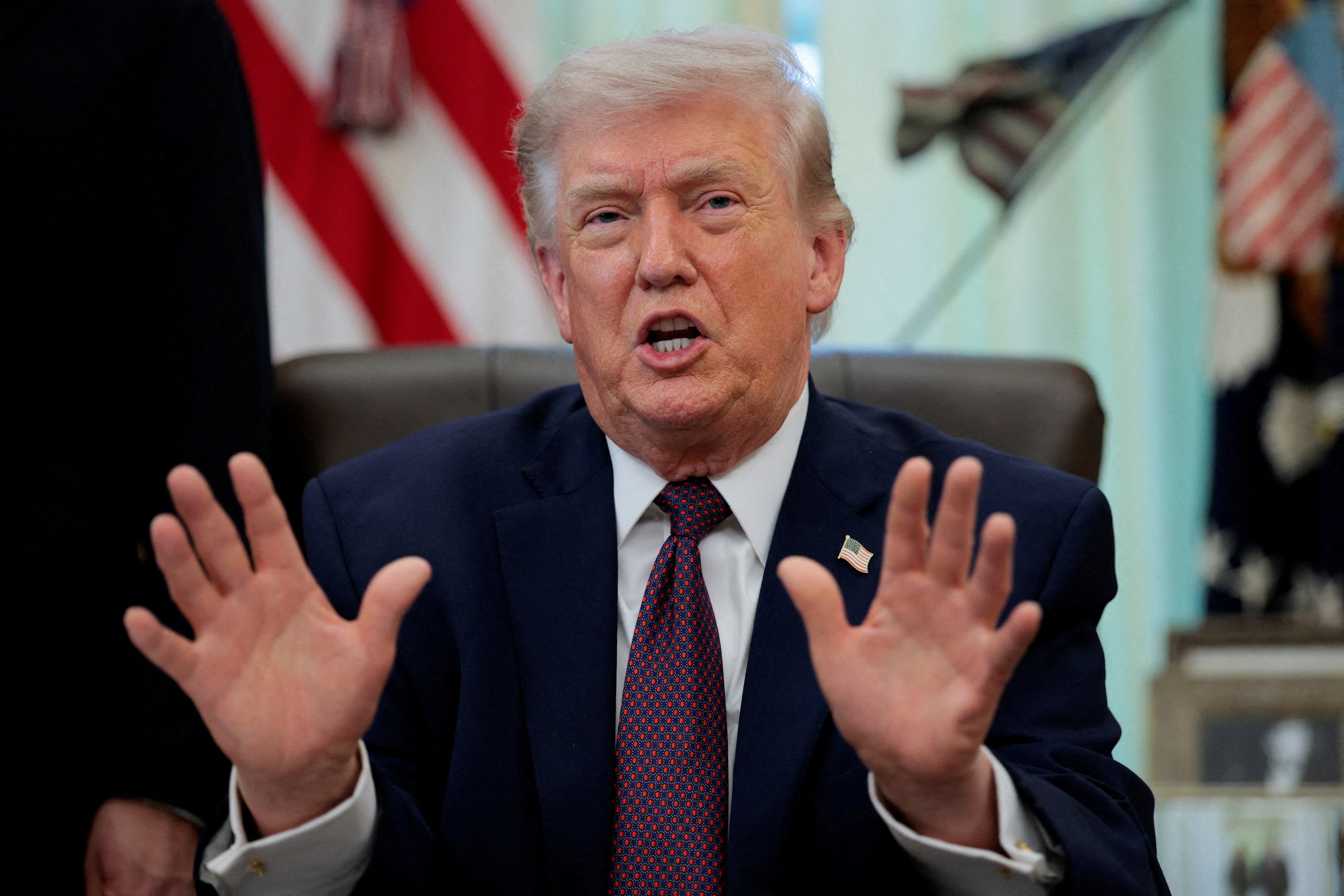 Donald Trump previously suggested it would not be appropriate for Iran to play before appearing to change his mind