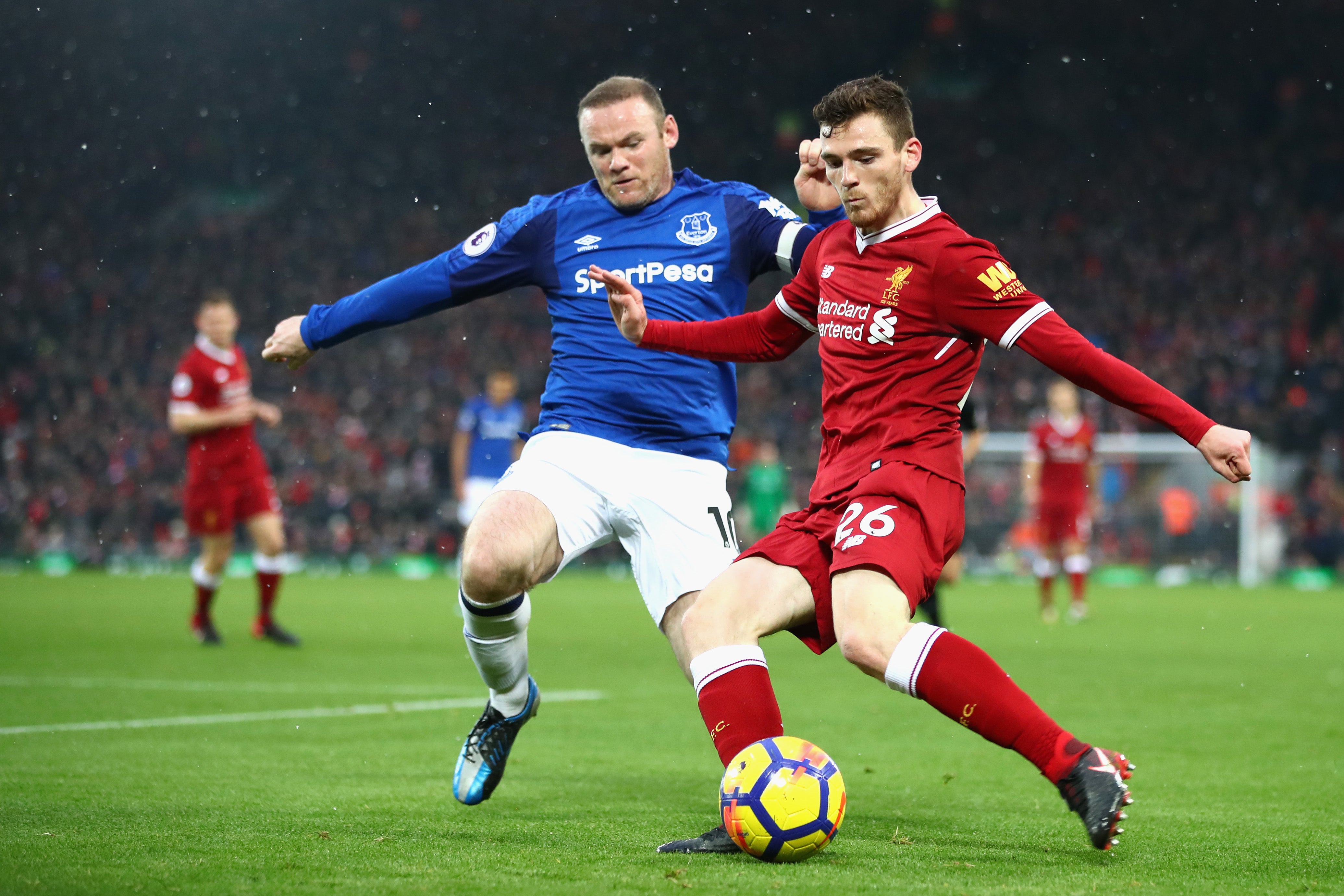 Robertson struggled for game-time in his early days at Liverpool